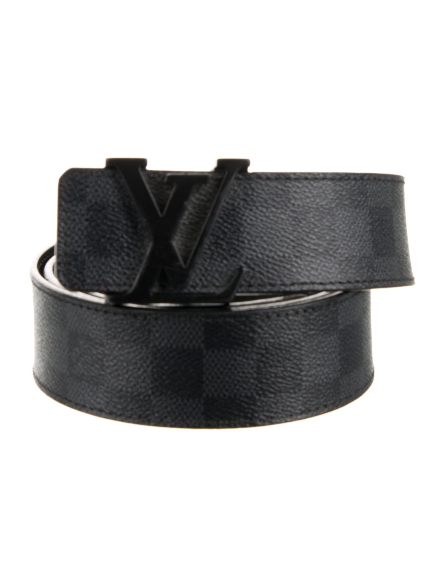 Louis Vuitton 2012 Damier Graphite Pattern Belt Kit