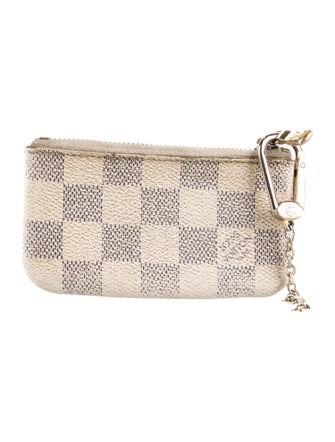 Louis Vuitton Damier Azur Pattern Coated Canvas Key Holder