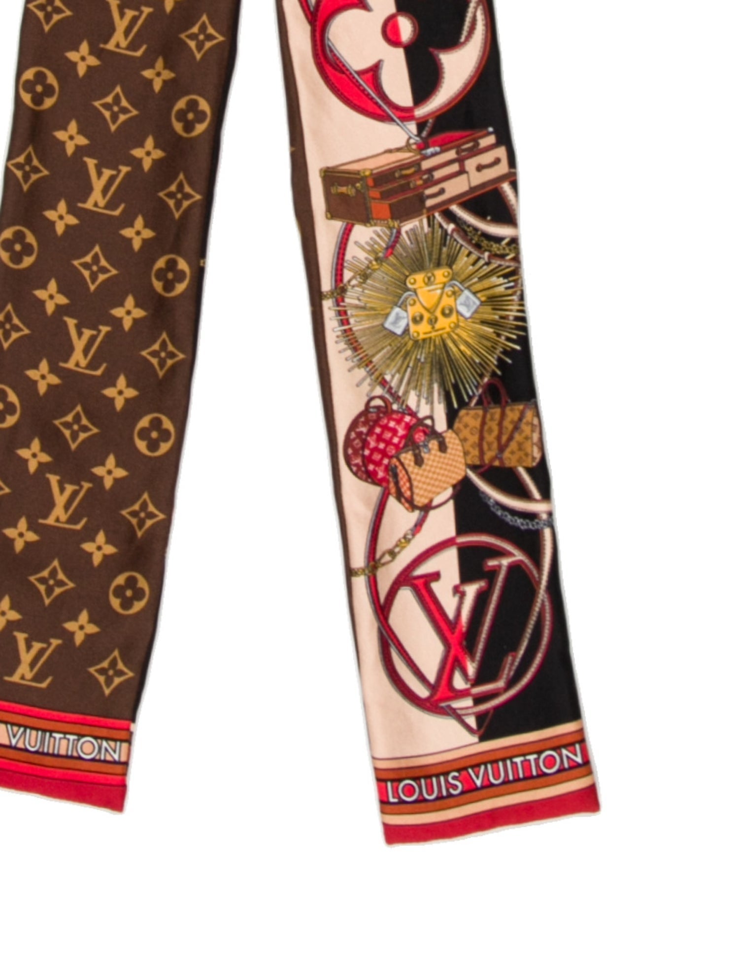 Louis Vuitton All In LV Silk Bandeau Silk Scarf