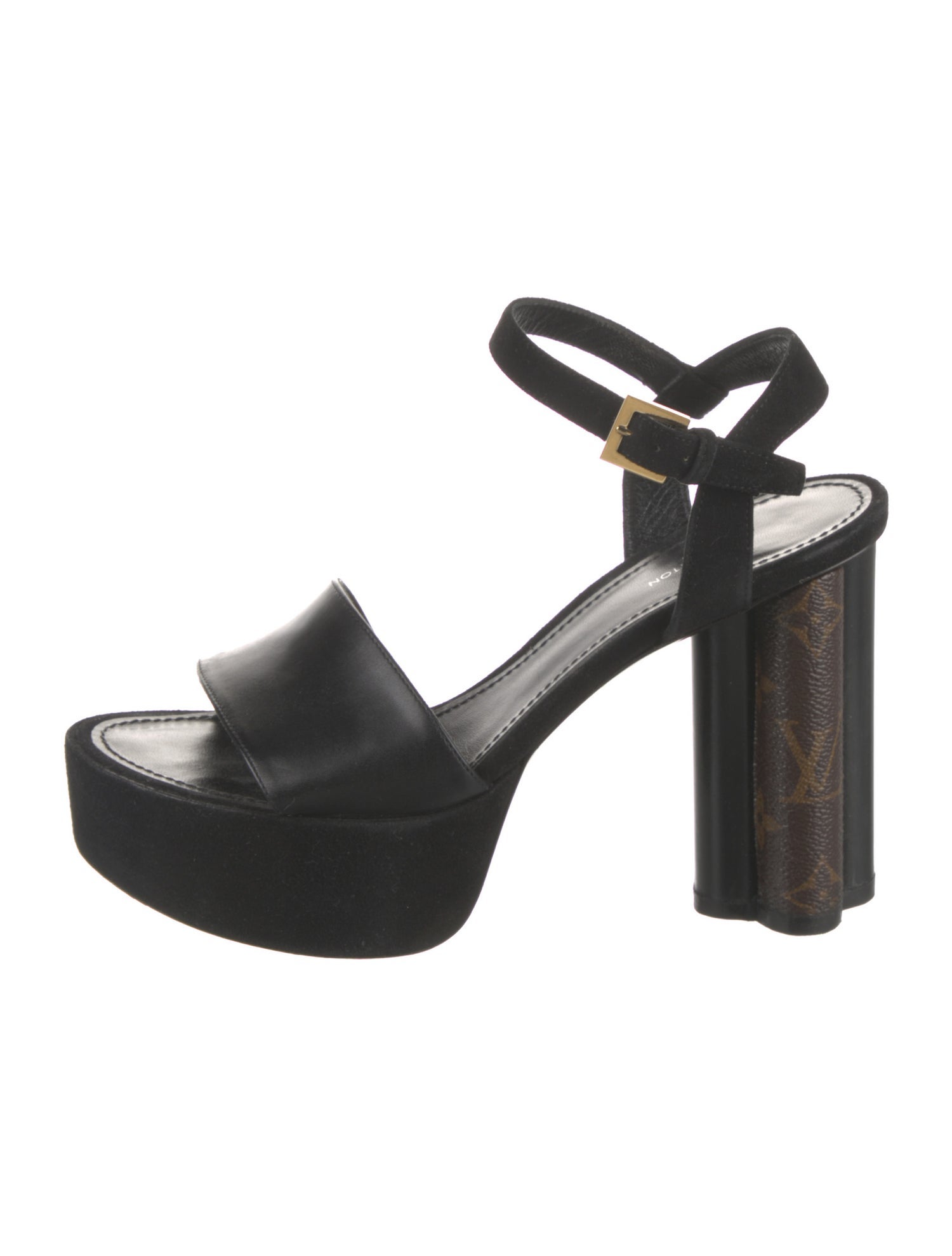 Louis Vuitton LV Monogram Leather Sandals
