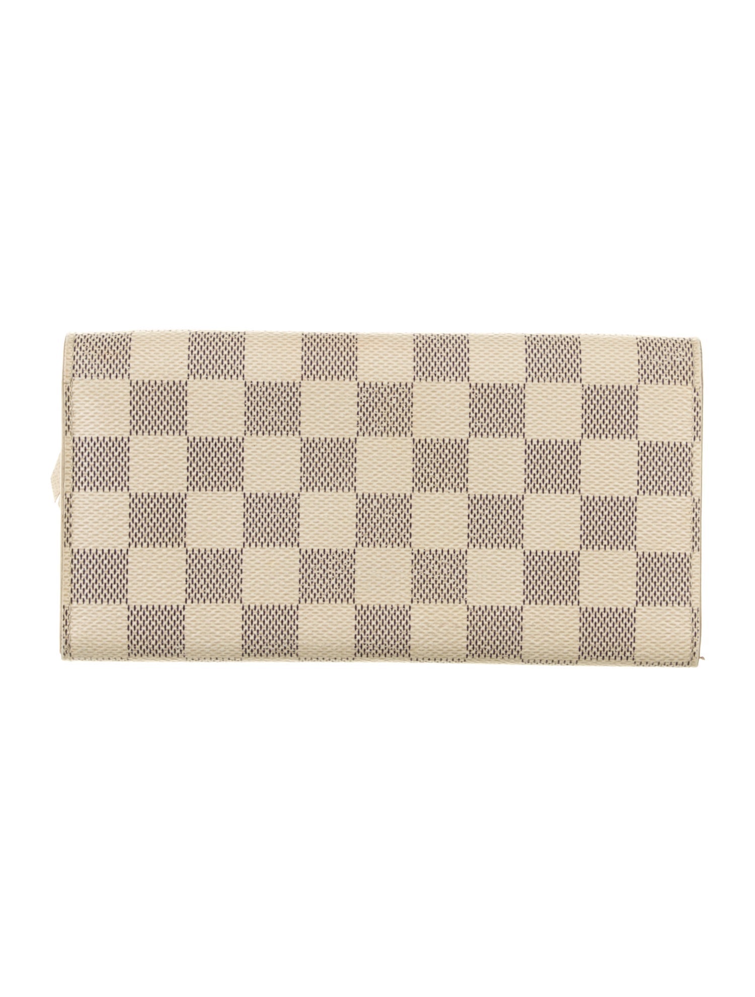 Louis Vuitton 2016 Damier Azur Pattern Emilie Wallet
