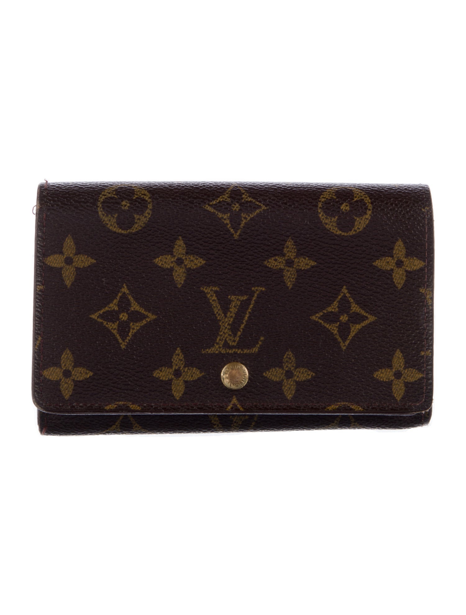 Louis Vuitton 2001 LV Monogram Porte-Monnaie Tresor Wallet