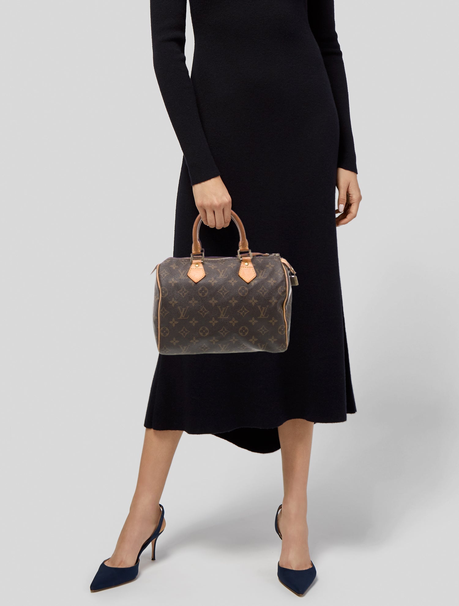 Louis Vuitton LV Monogram Speedy 25 Vintage