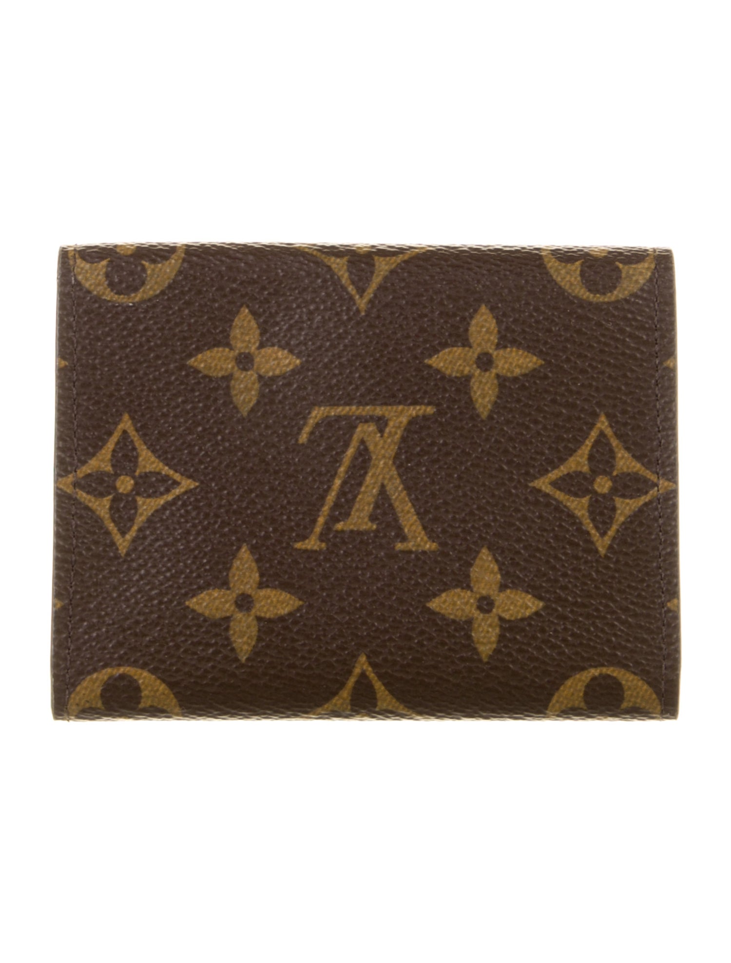 Louis Vuitton LV Monogram Coated Canvas Card Case