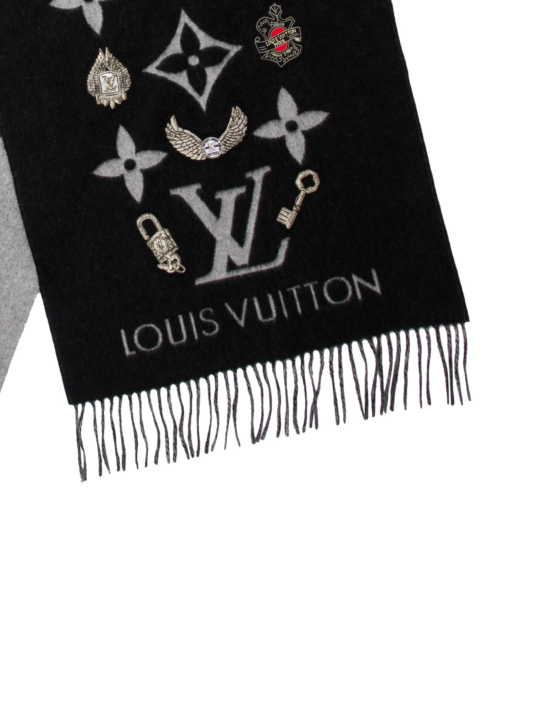Louis Vuitton Reykjavik 'Into the Wild' Wool Scarf