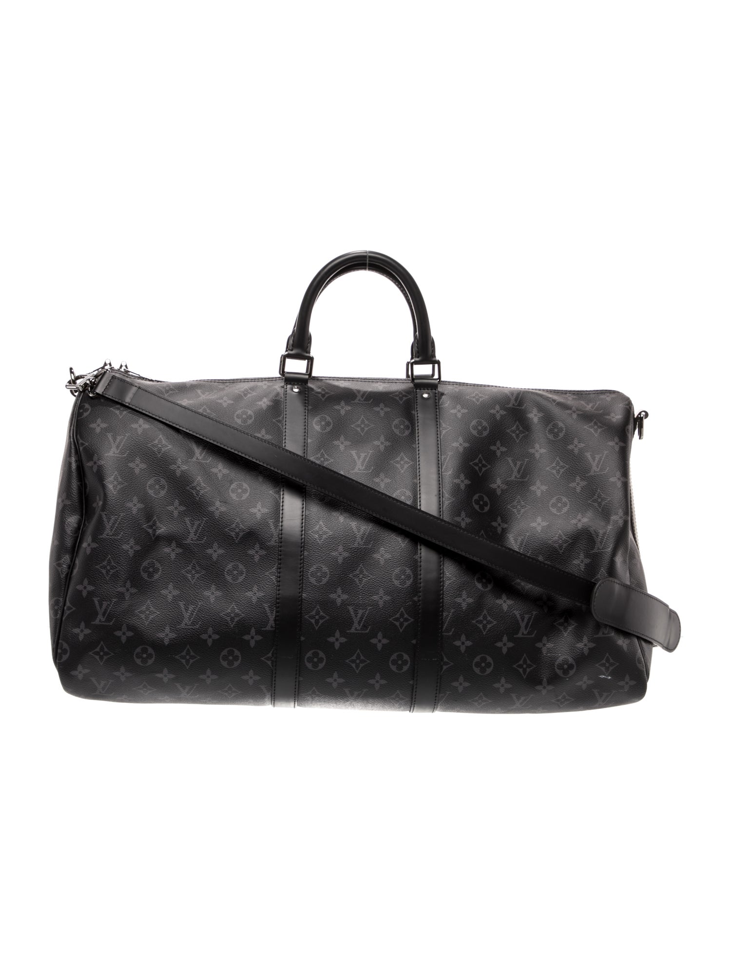 Louis Vuitton Monogram Eclipse Keepall Bandouliere 55