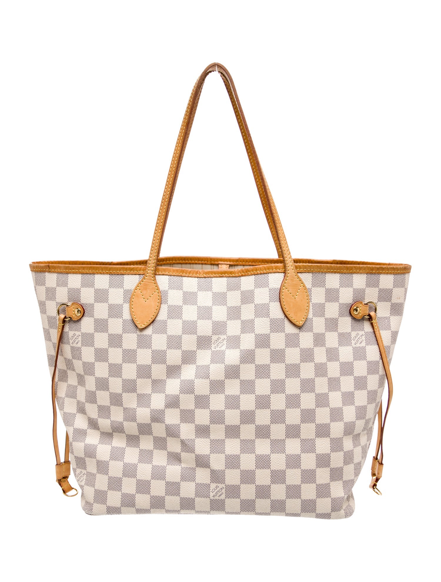 Louis Vuitton Damier Azur Neverfull w/Pouch MM