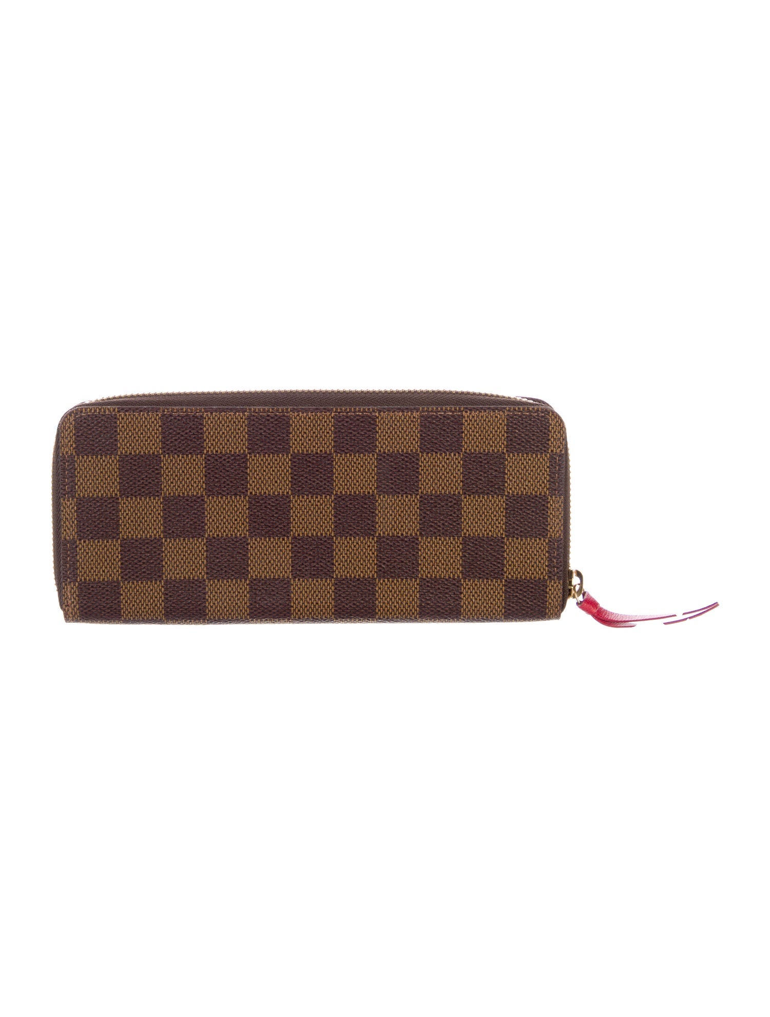 Louis Vuitton 2019 Damier Ebene Pattern Clemence Wallet