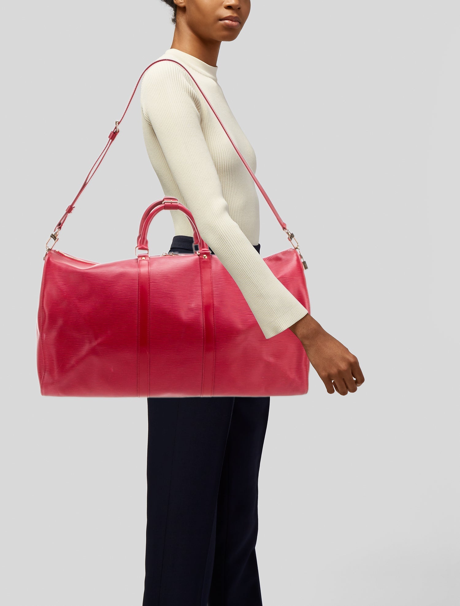 Louis Vuitton Epi Leather Keepall 55