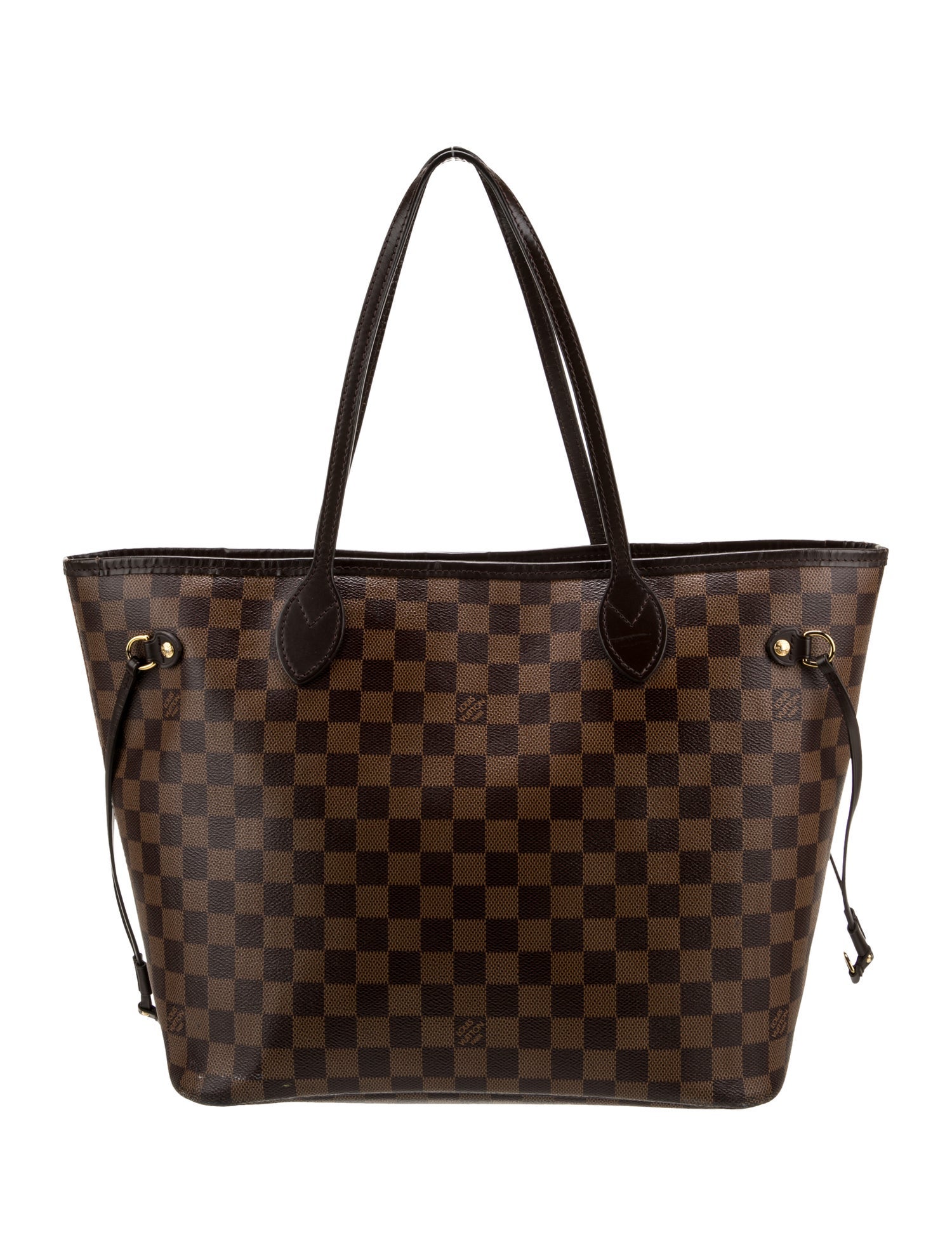 Louis Vuitton Damier Ebene Neverfull w/Pouch MM