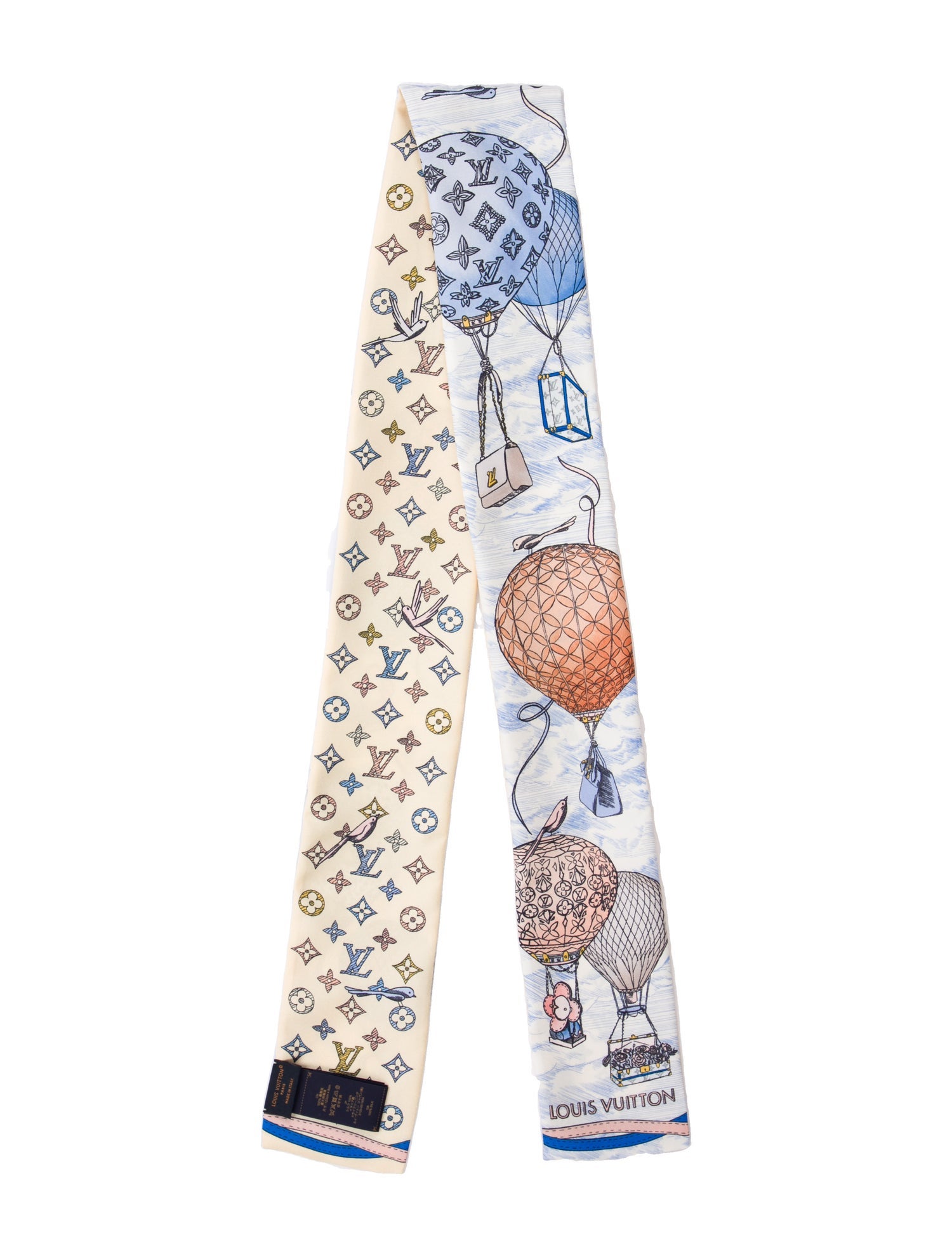 Louis Vuitton Up and Away Silk Bandeau