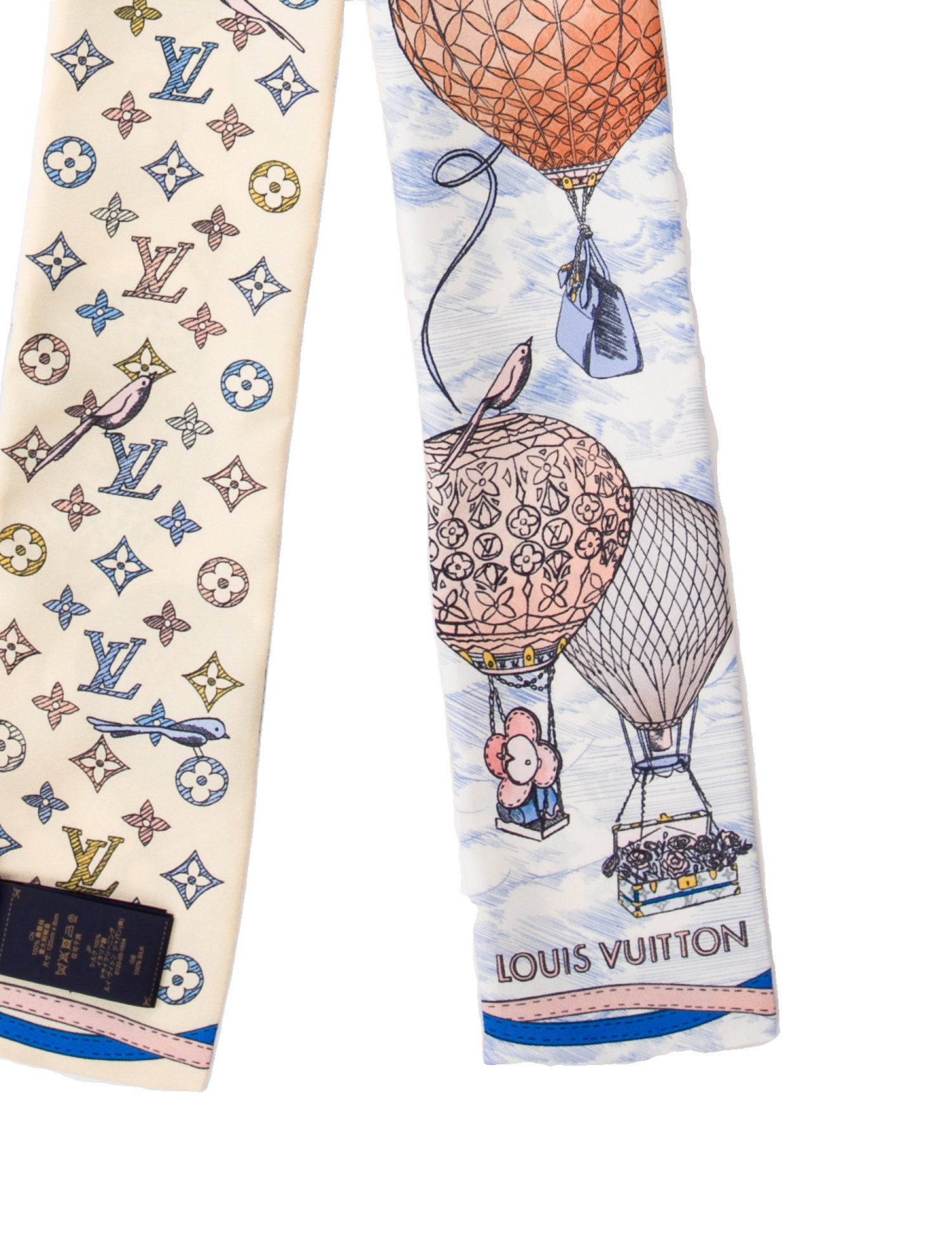 Louis Vuitton Up and Away Silk Bandeau