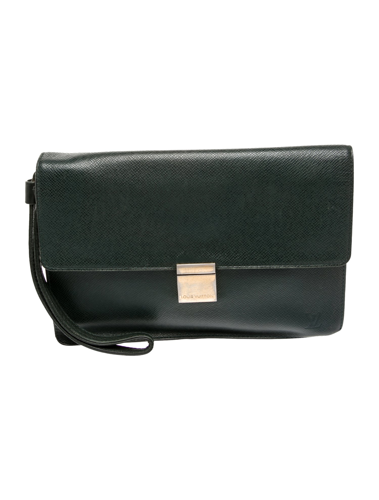 Louis Vuitton Taiga Leather Selenga Clutch