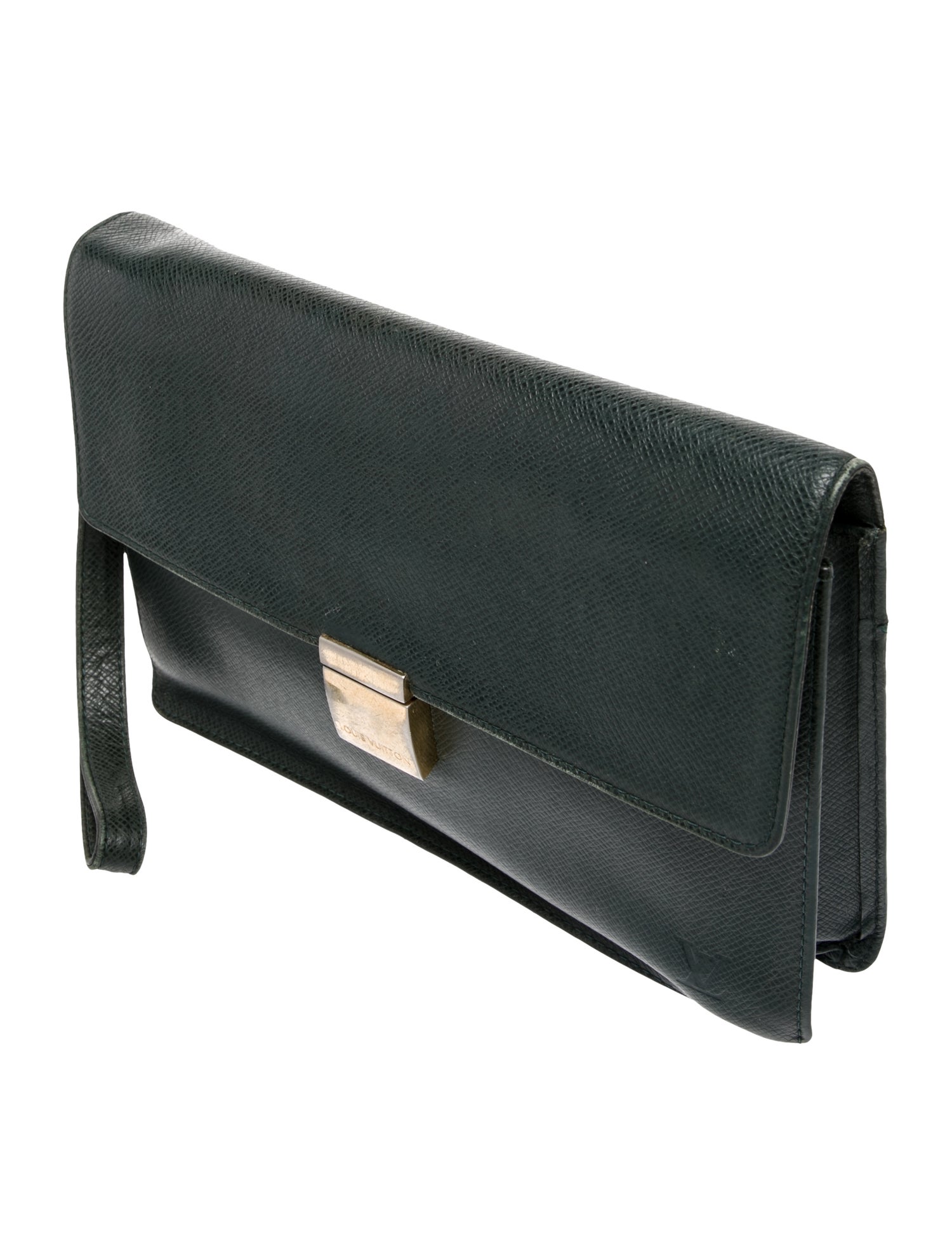 Louis Vuitton Taiga Leather Selenga Clutch