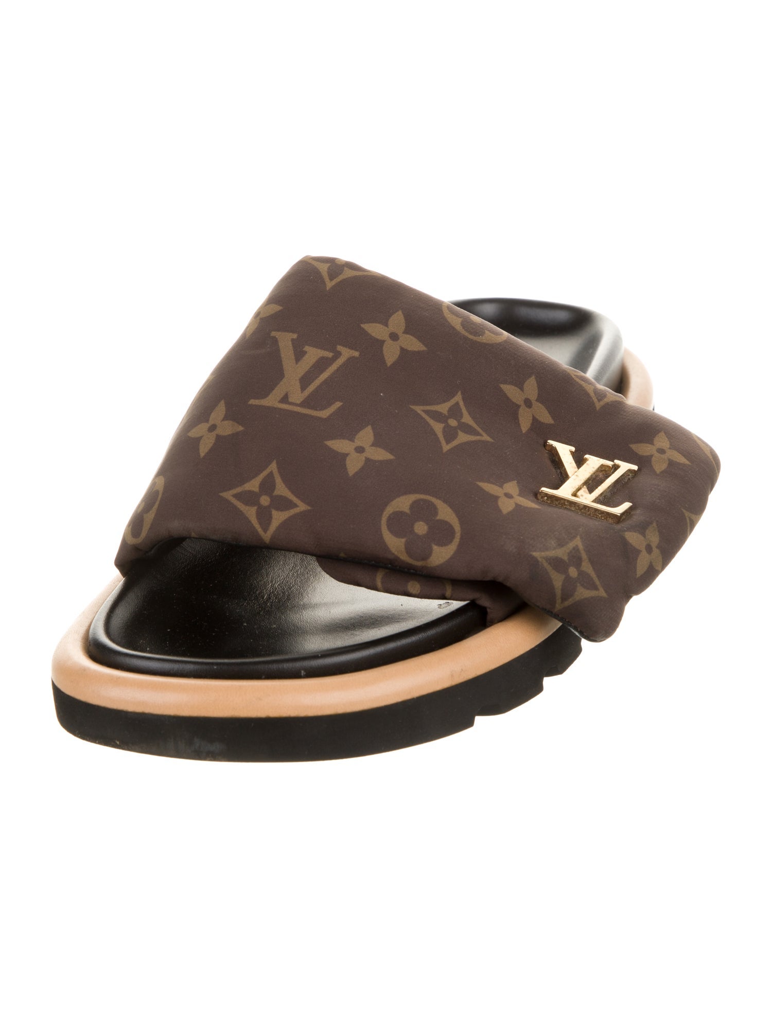 Louis Vuitton LV Monogram Nylon Slides