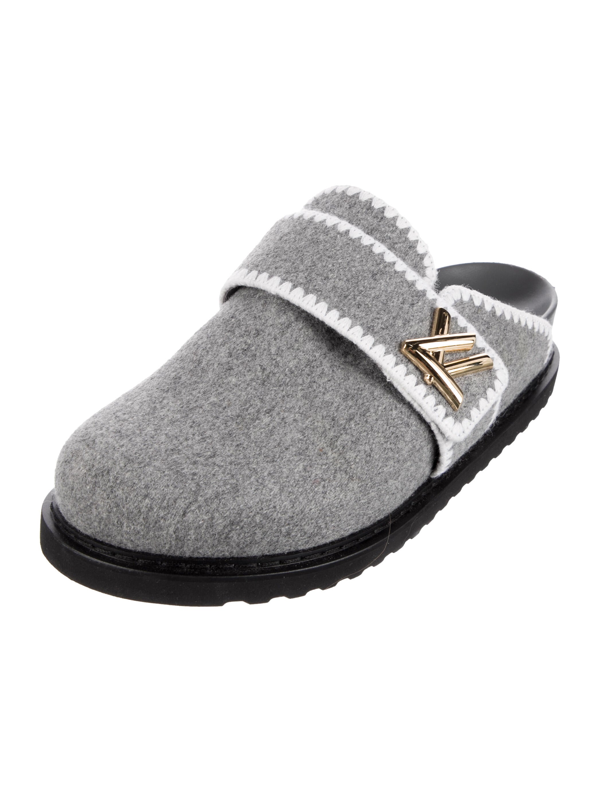 Louis Vuitton Tweed Pattern Mules