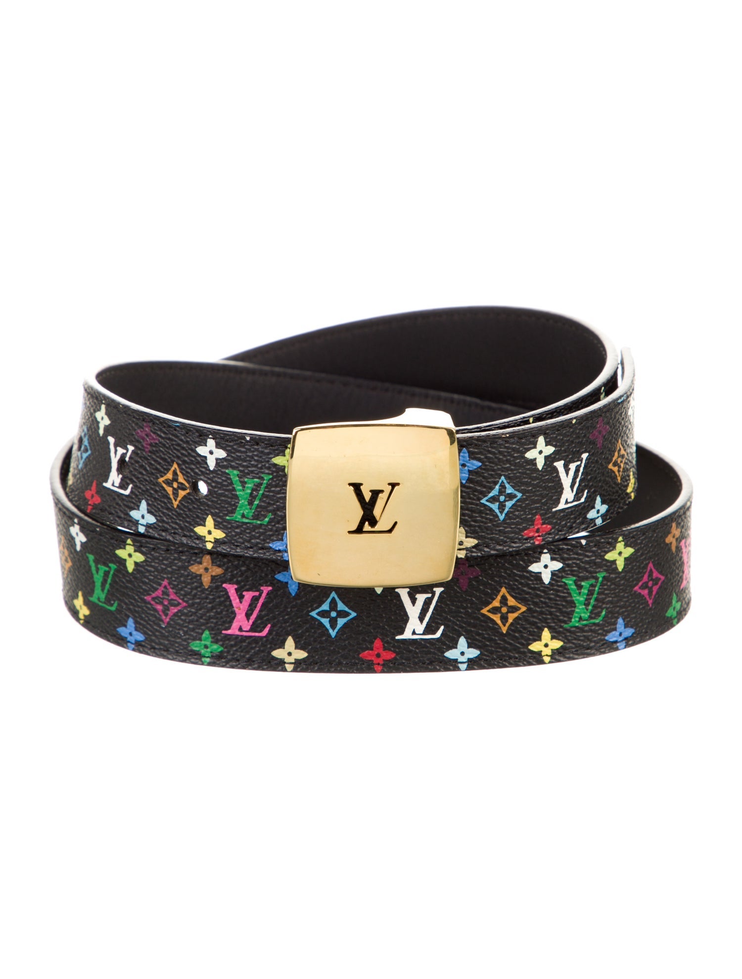 Louis Vuitton Multicolore Monogram Pattern Belt