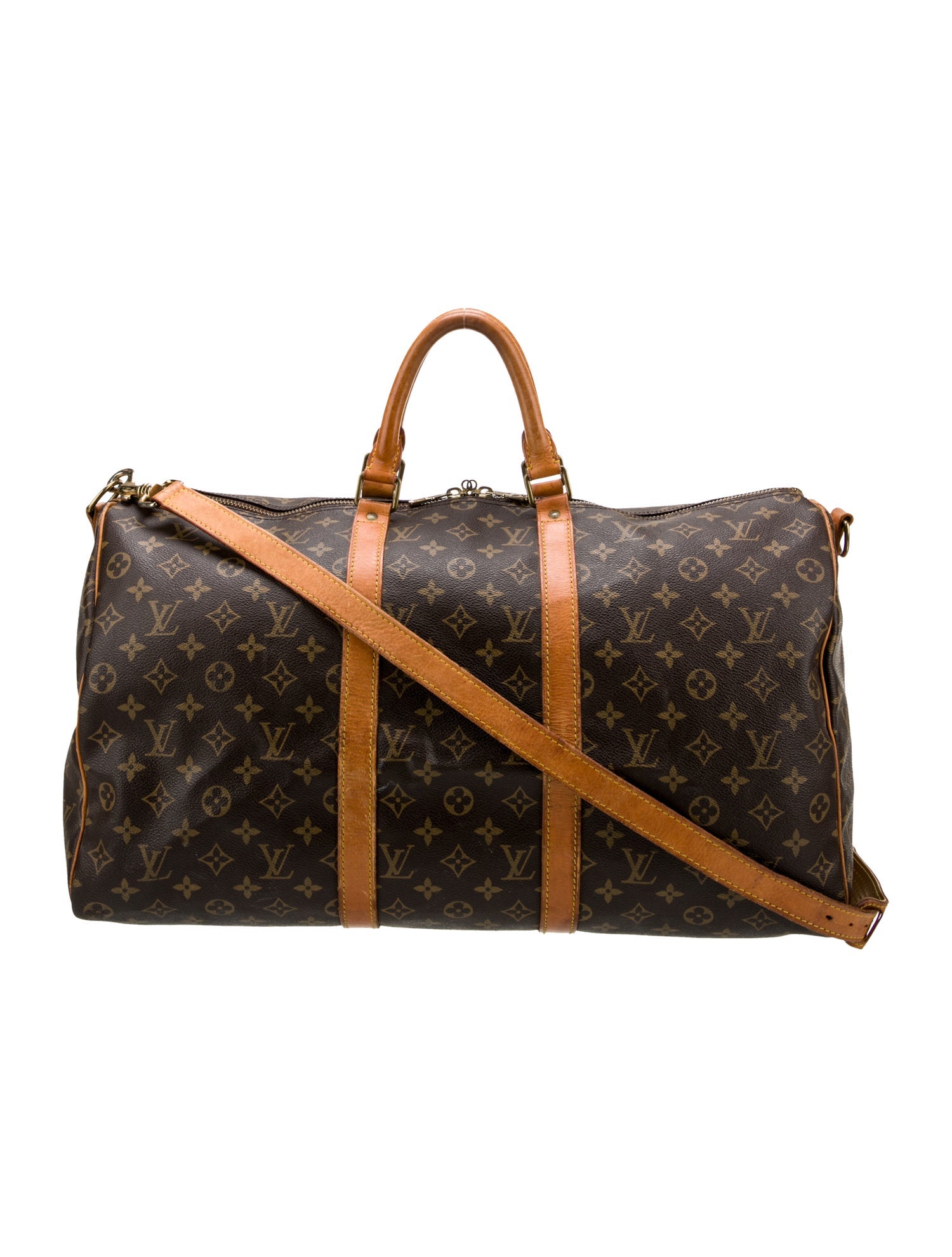 Louis Vuitton LV Monogram Keepall Bandouliere 50 Vintage