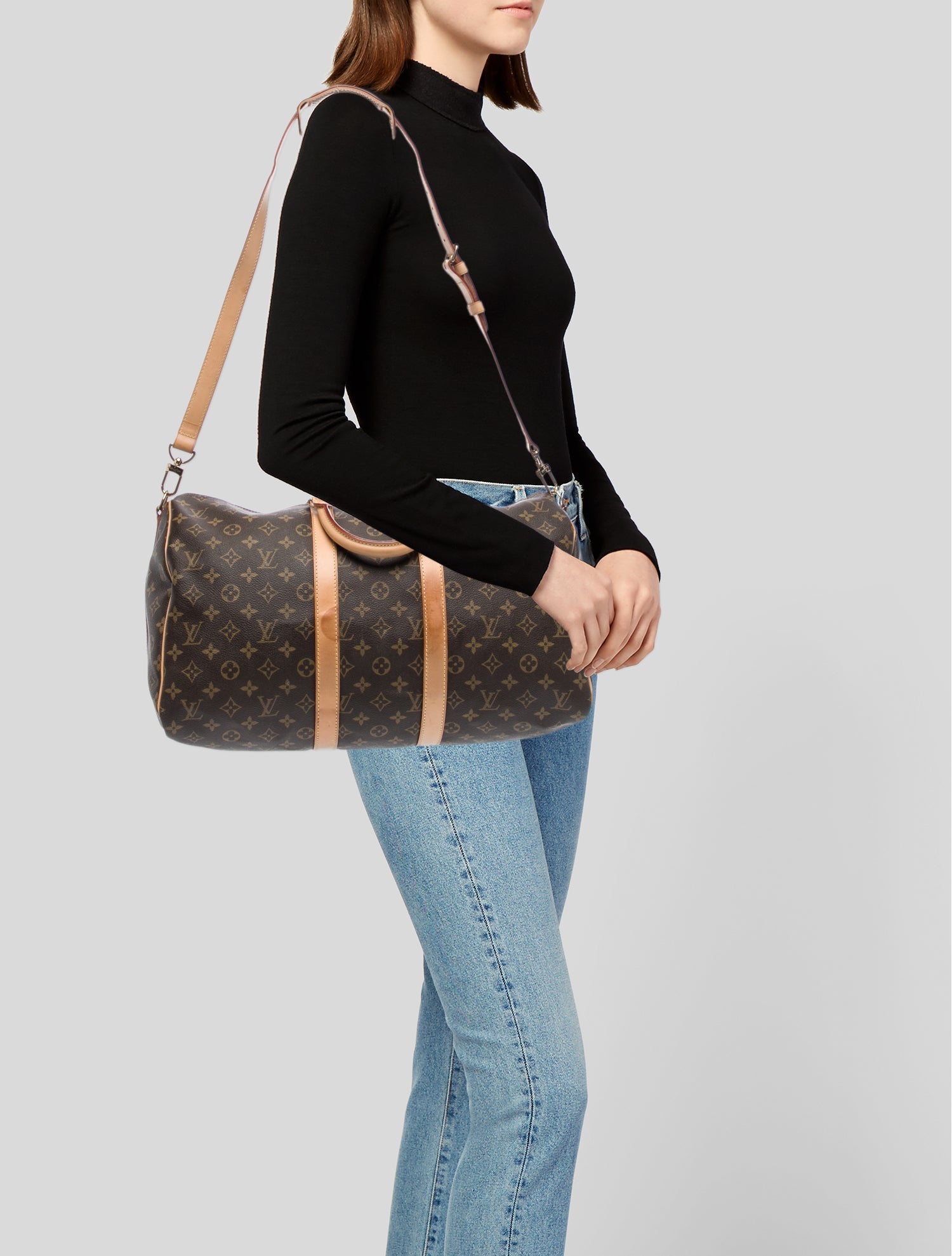 Louis Vuitton LV Monogram Keepall Bandouliere 50