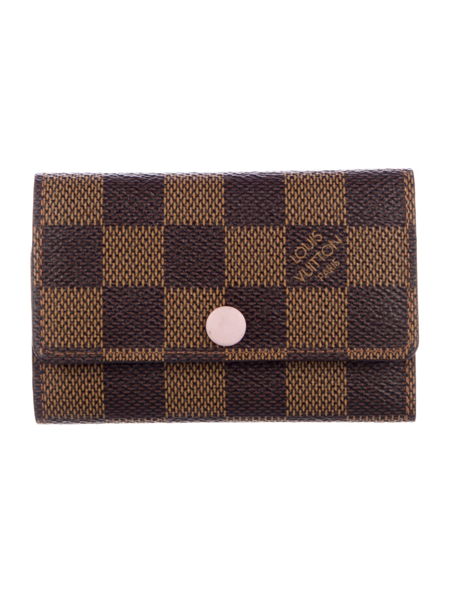 Louis Vuitton 2016 Damier Ebene Pattern Key Holder
