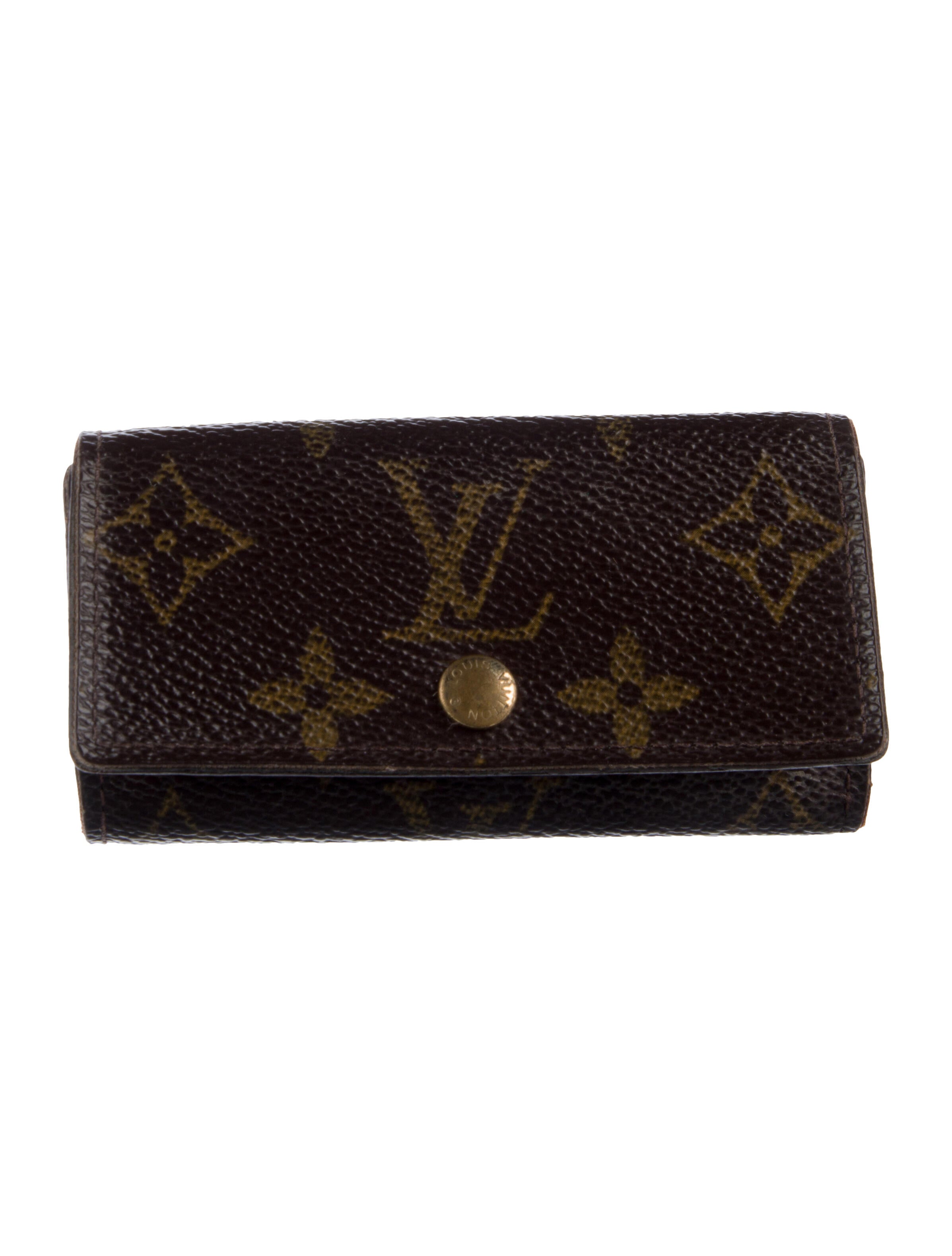 Louis Vuitton LV Monogram Coated Canvas Key Holder