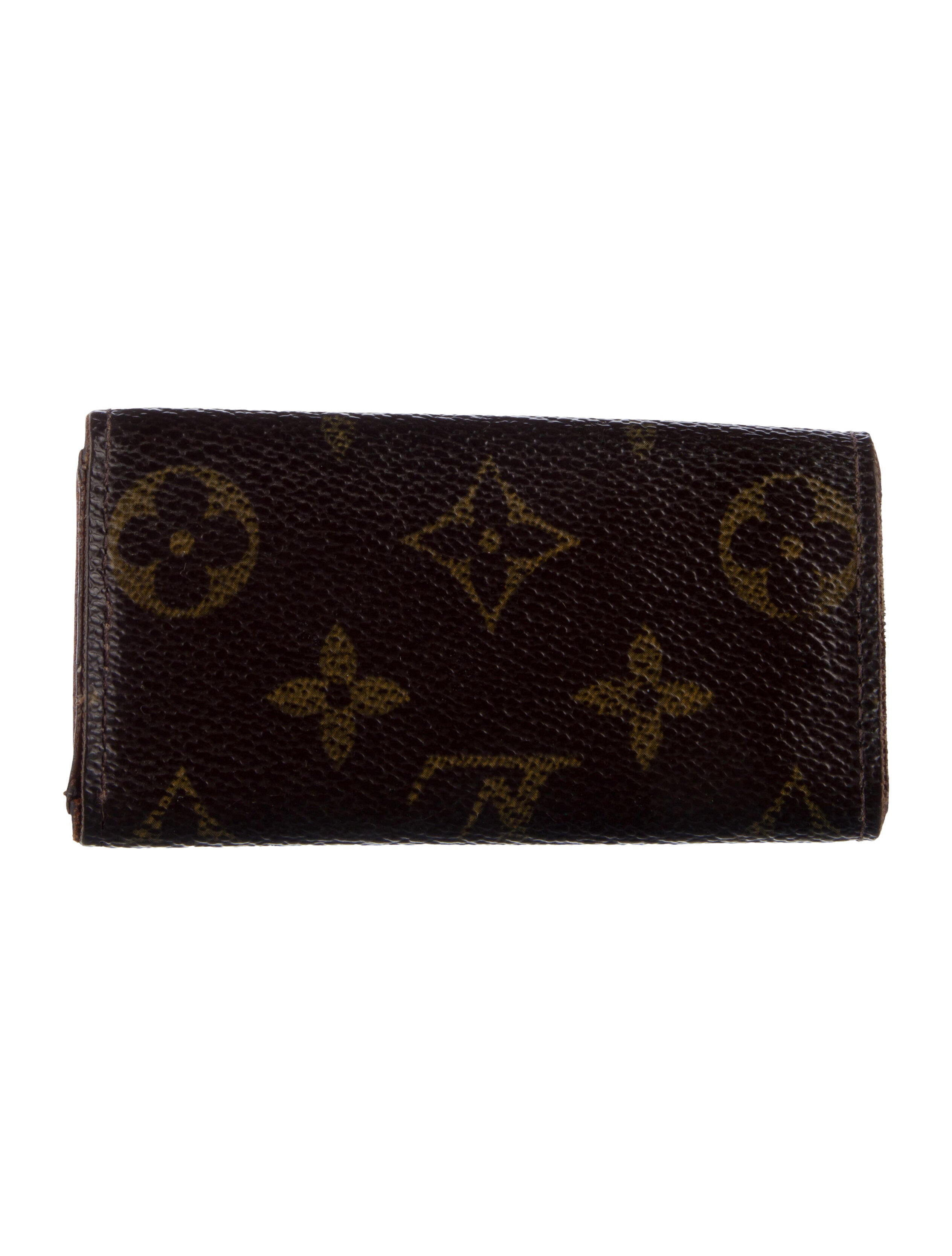 Louis Vuitton LV Monogram Coated Canvas Key Holder