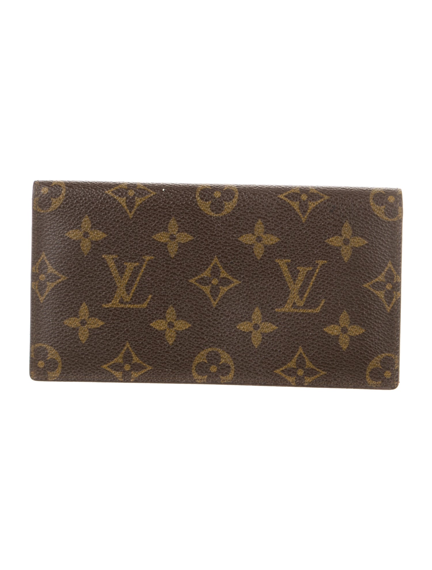 Louis Vuitton LV Monogram Coated Canvas Checkbook Holder