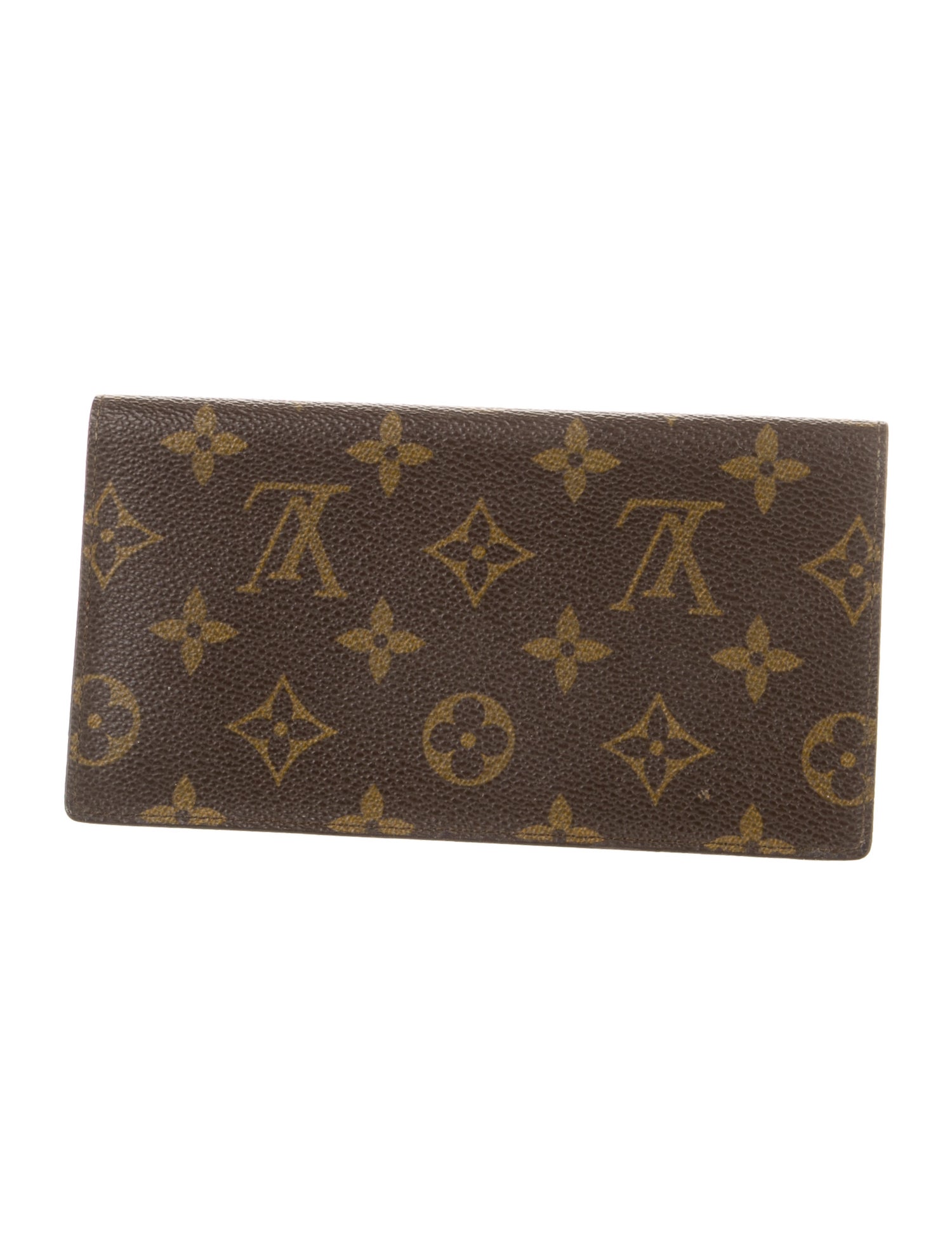 Louis Vuitton LV Monogram Coated Canvas Checkbook Holder