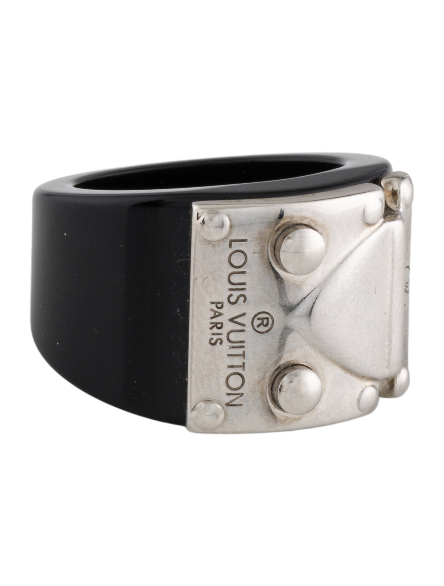 Louis Vuitton Resin Lock Me Band Ring