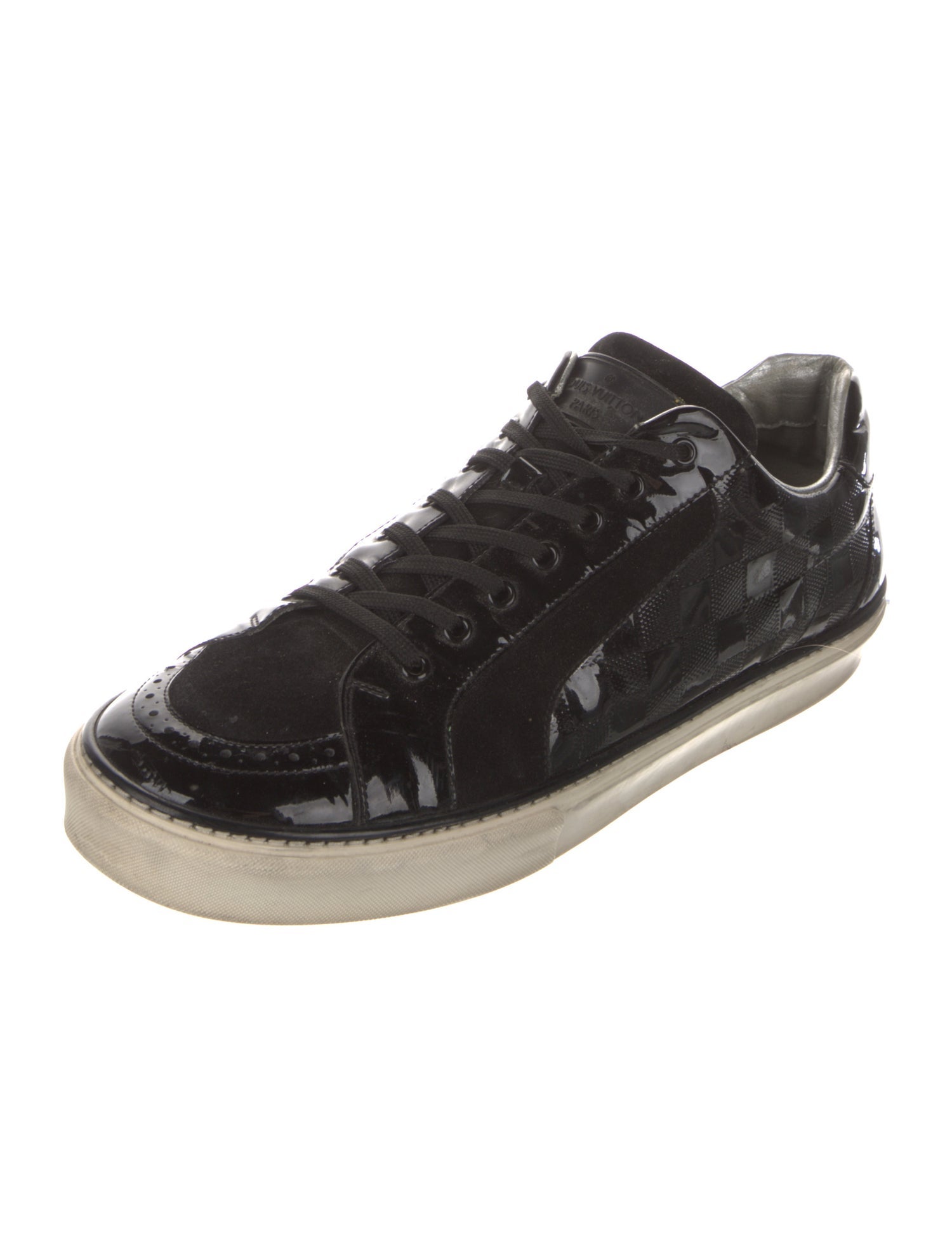 Louis Vuitton LV Monogram Patent Leather Sneakers