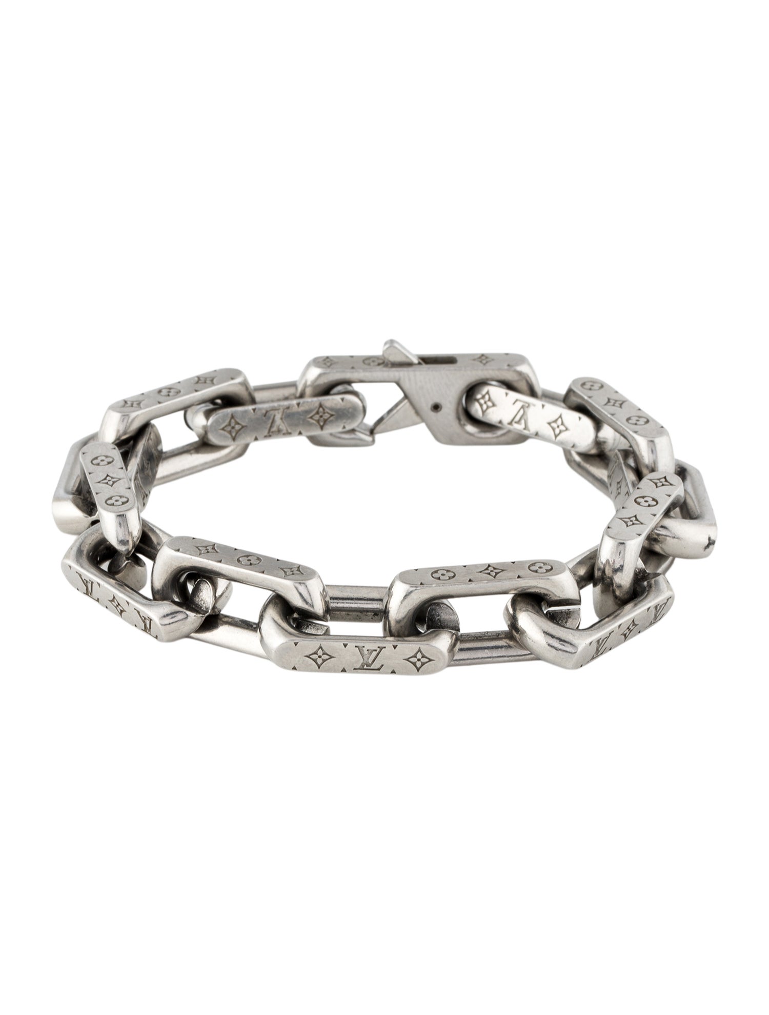 Louis Vuitton Monogram Chain Link Bracelet