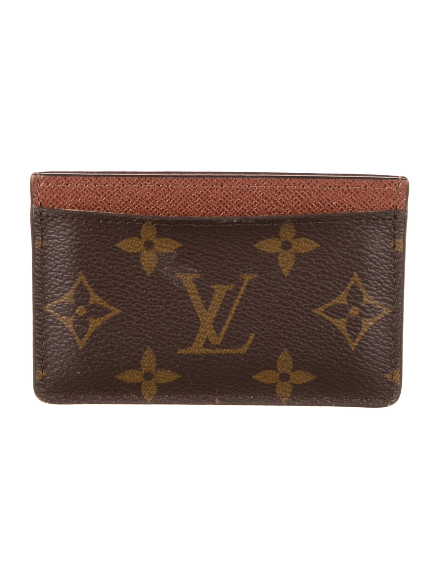 Louis Vuitton LV Monogram Coated Canvas Card Case