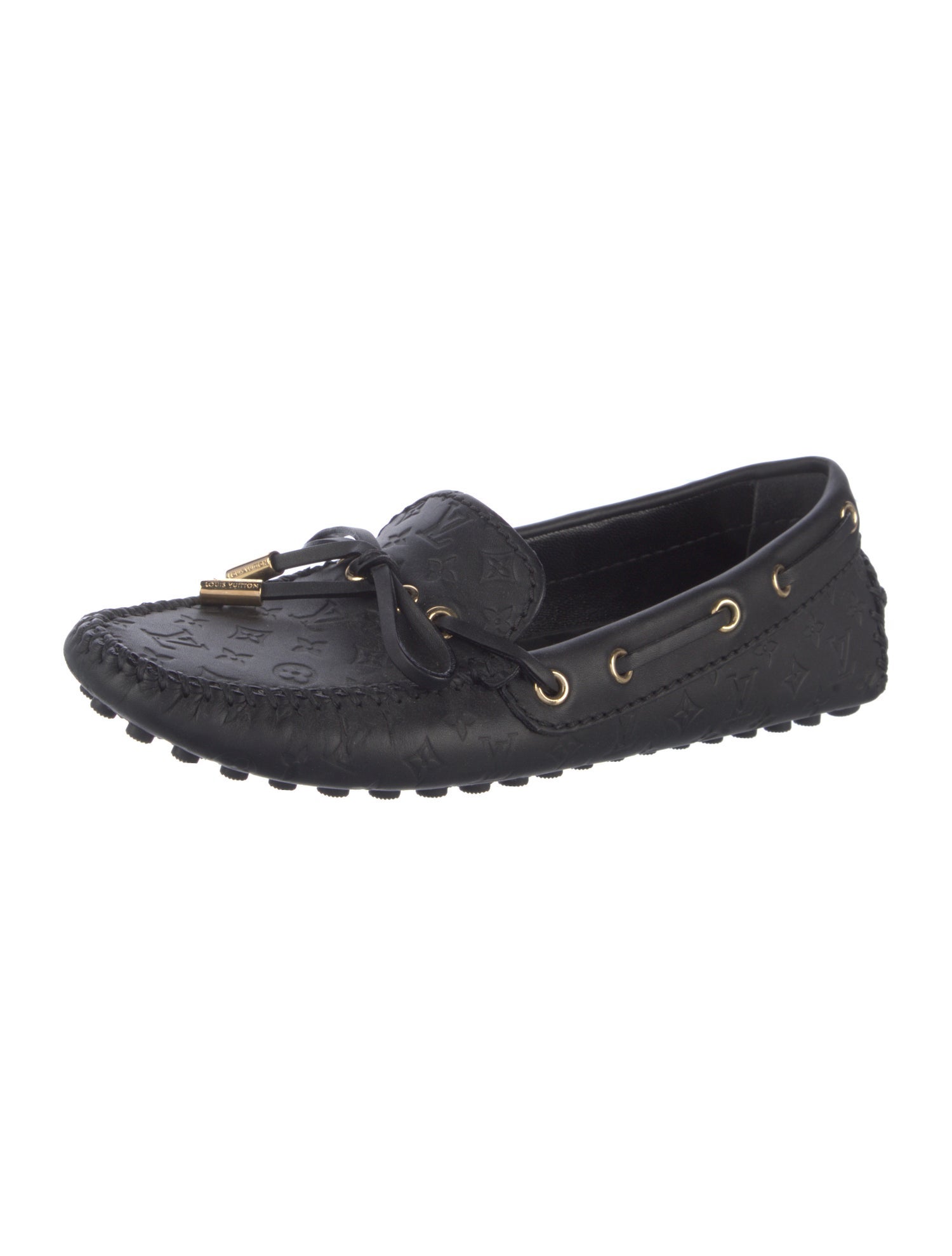 Louis Vuitton LV Monogram Leather Loafers