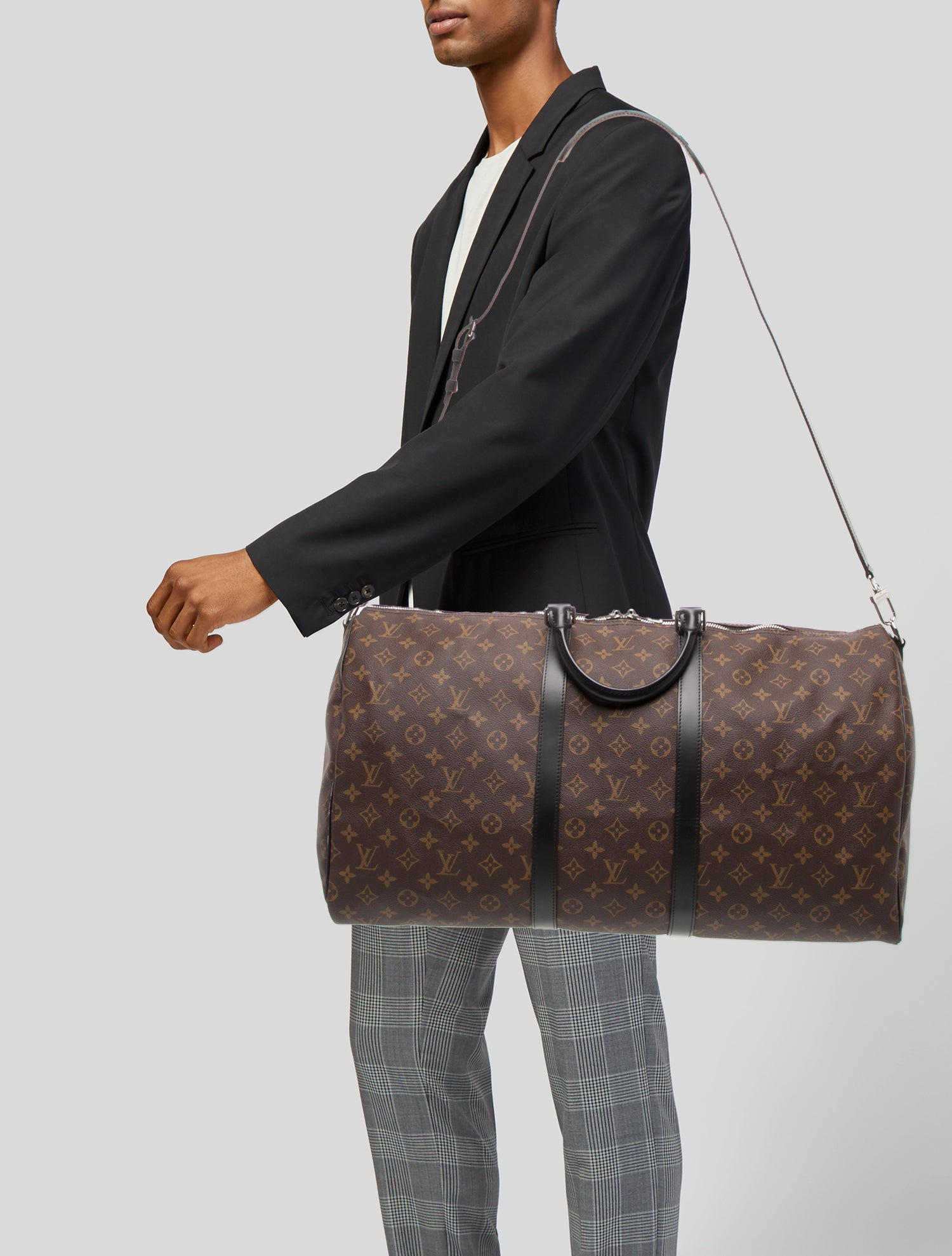 Louis Vuitton Macassar Keepall Bandouliere 55
