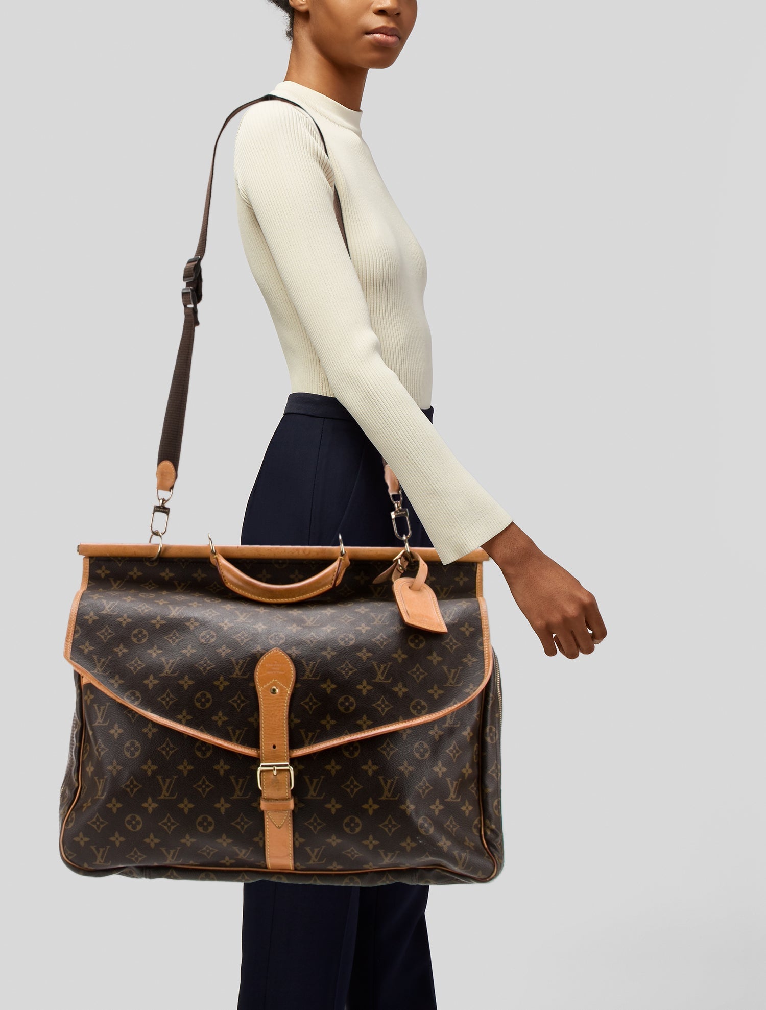 Louis Vuitton LV Monogram Sac Chasse Hunting Bag