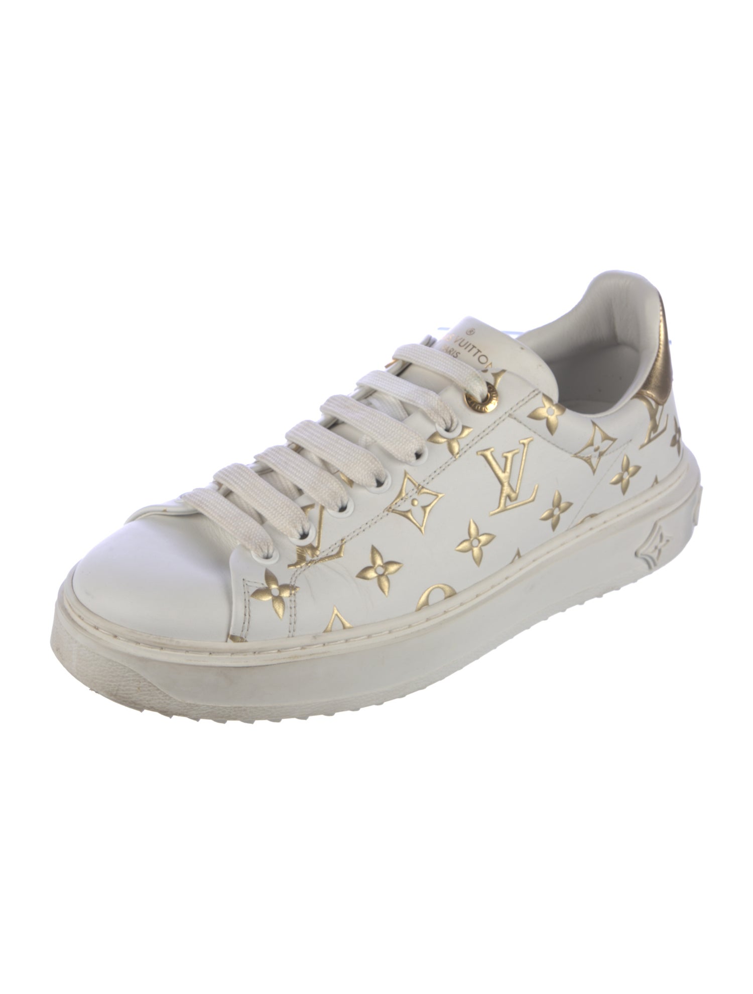 Louis Vuitton Monogram Pattern Leather Sneakers