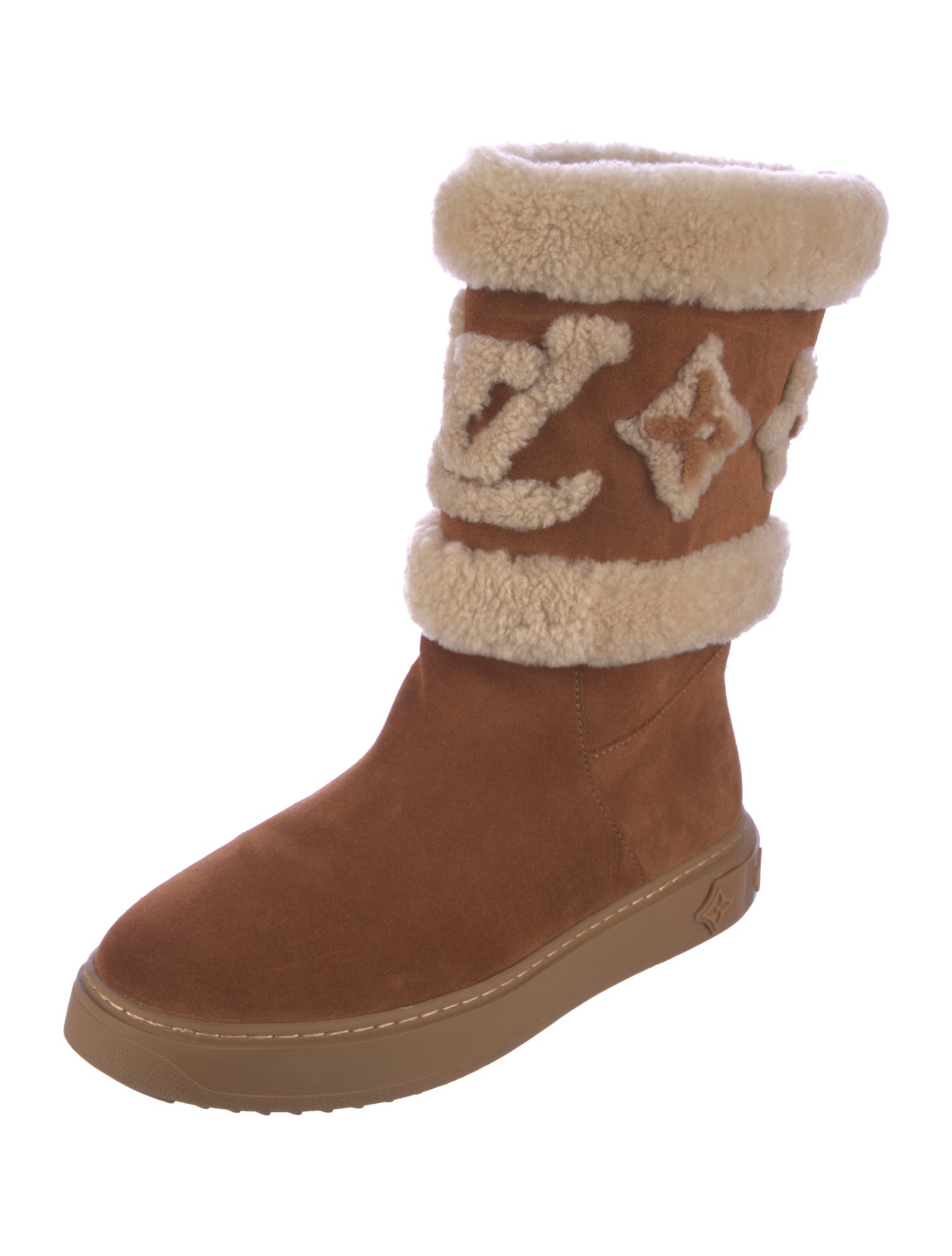 Louis Vuitton LV Monogram Suede Boots