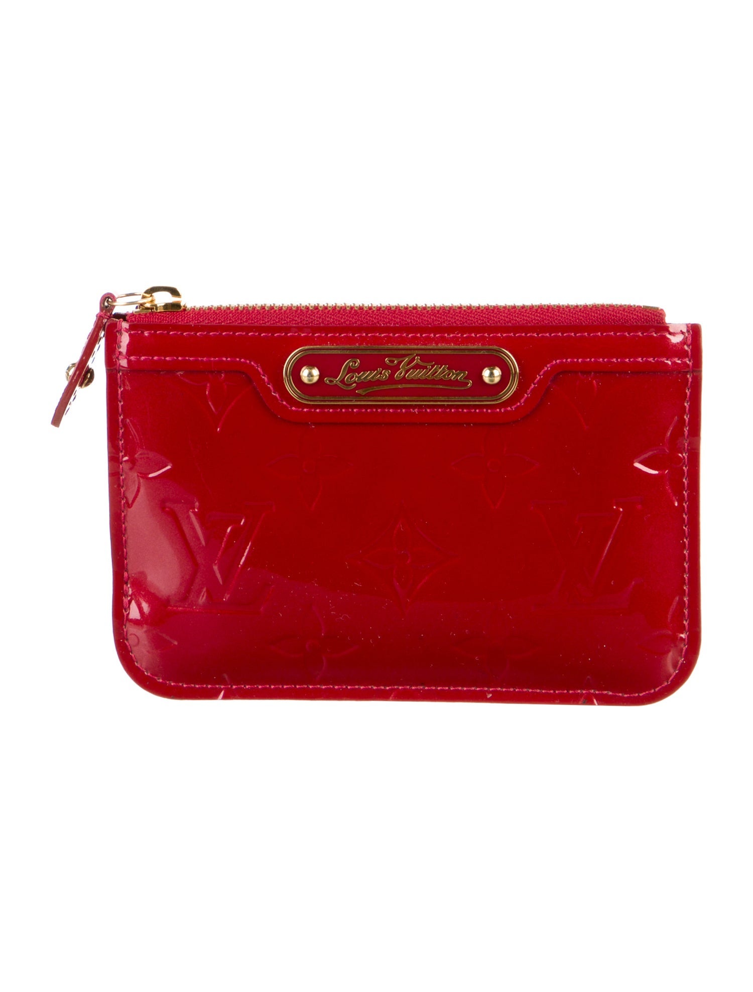 Louis Vuitton Monogram Pattern Vernis Patent Leather Pouch