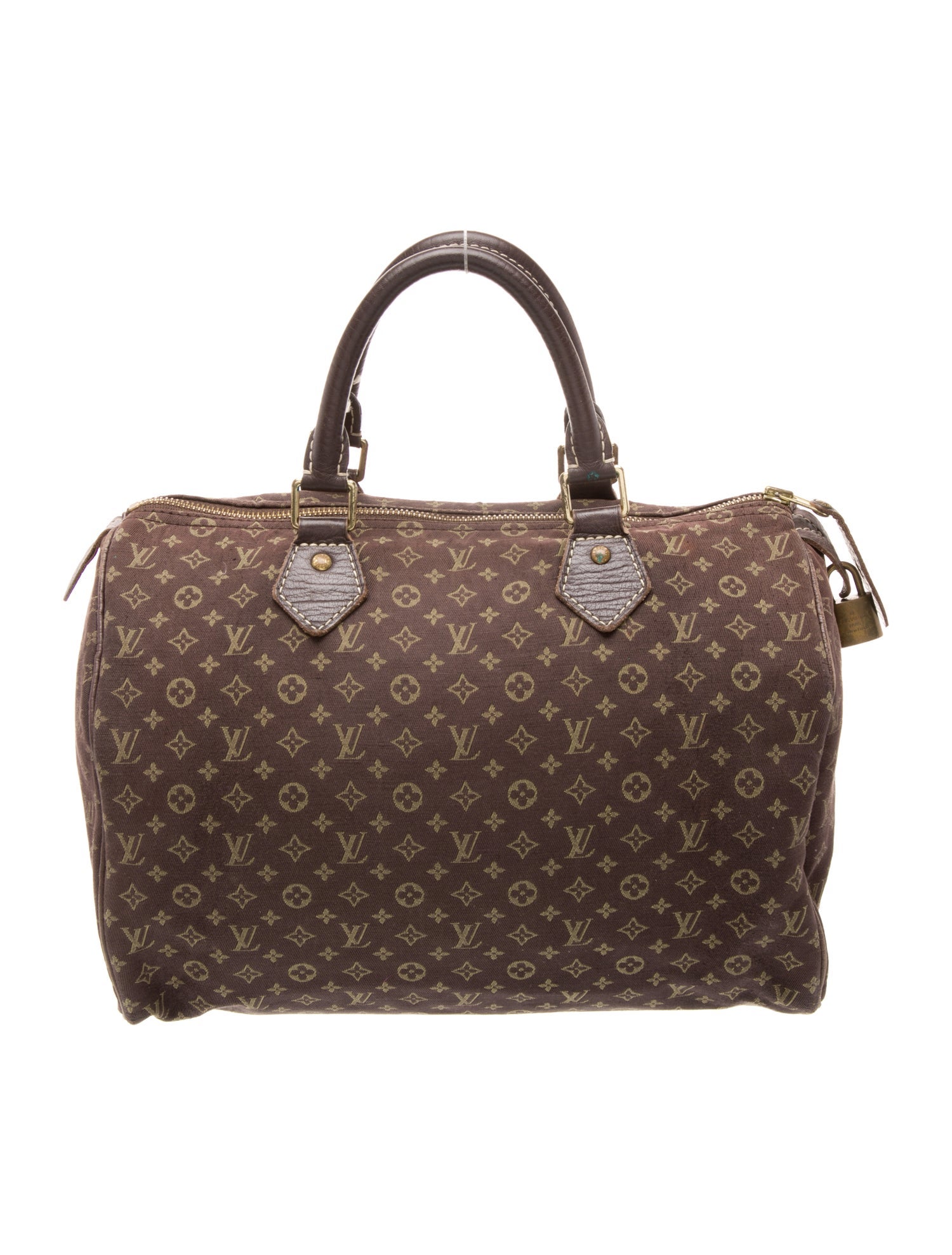 Louis Vuitton Monogram Mini Lin Speedy 30 Vintage