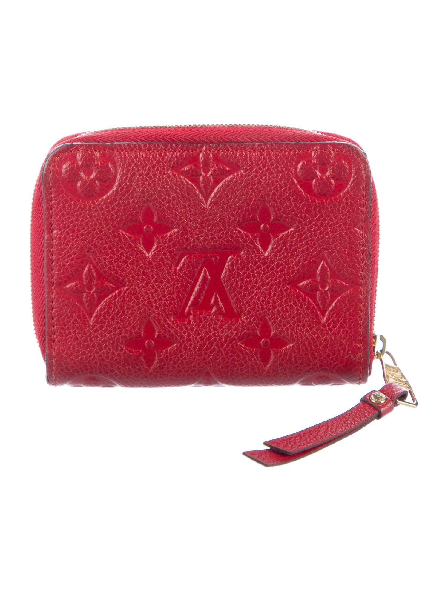 Louis Vuitton LV Monogram Empreinte Leather Zippy Wallet