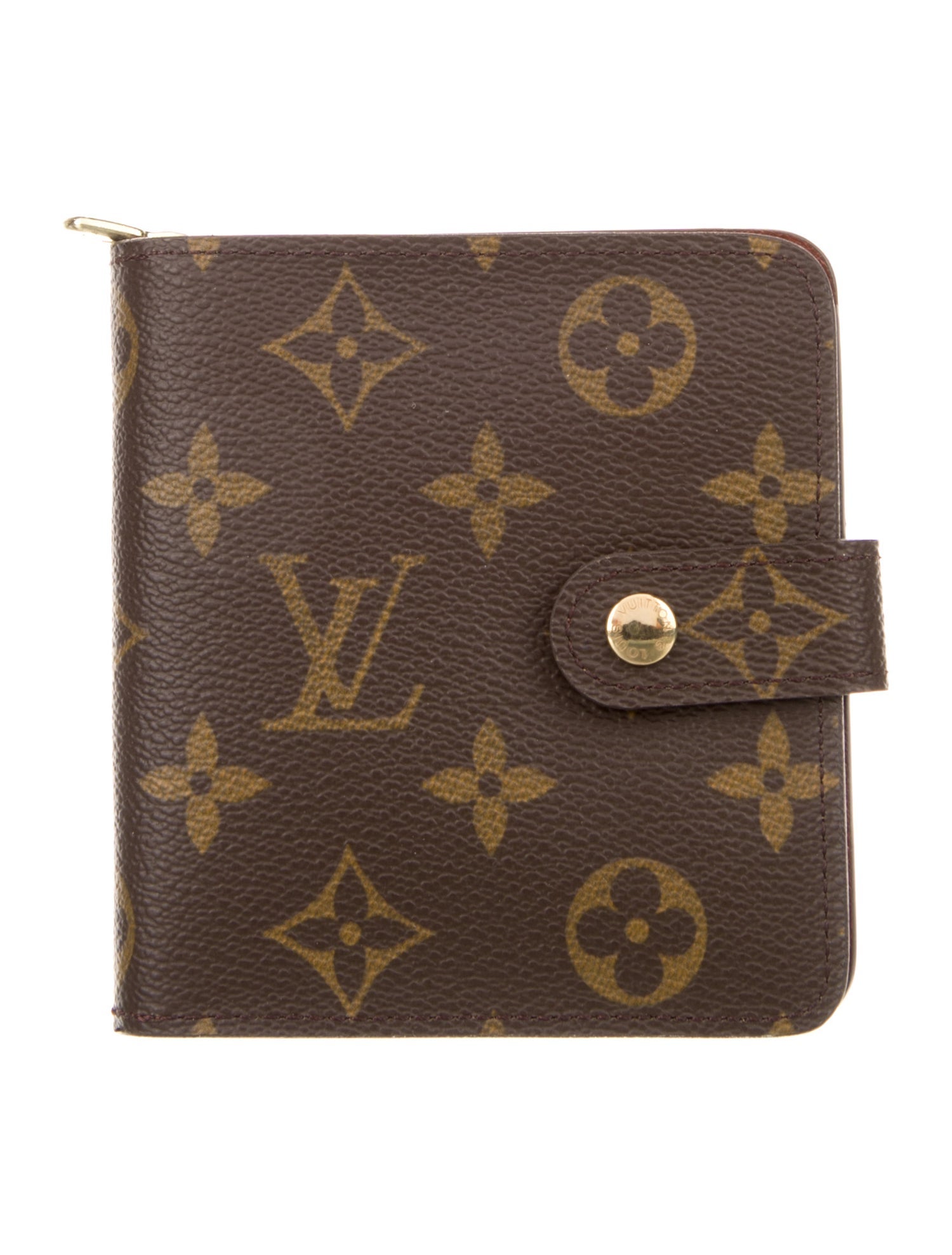 Louis Vuitton LV Monogram Coated Canvas French Purse