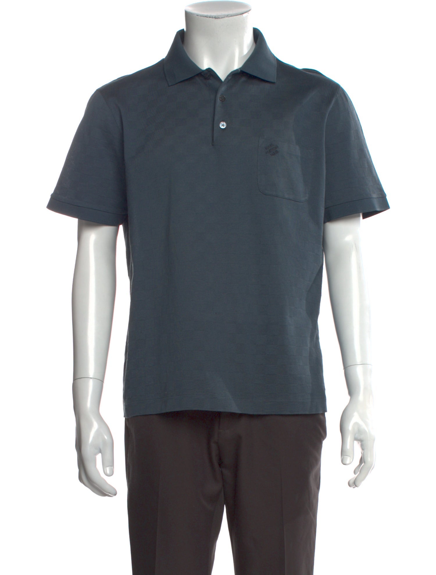 Louis Vuitton 2018 Signature Logo Polo Shirt