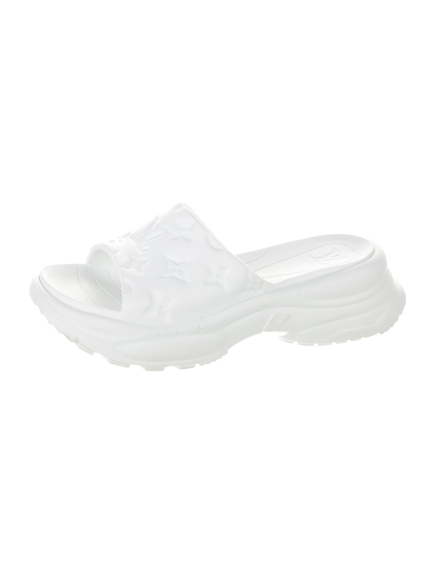 Louis Vuitton LV Monogram Rubber Slides