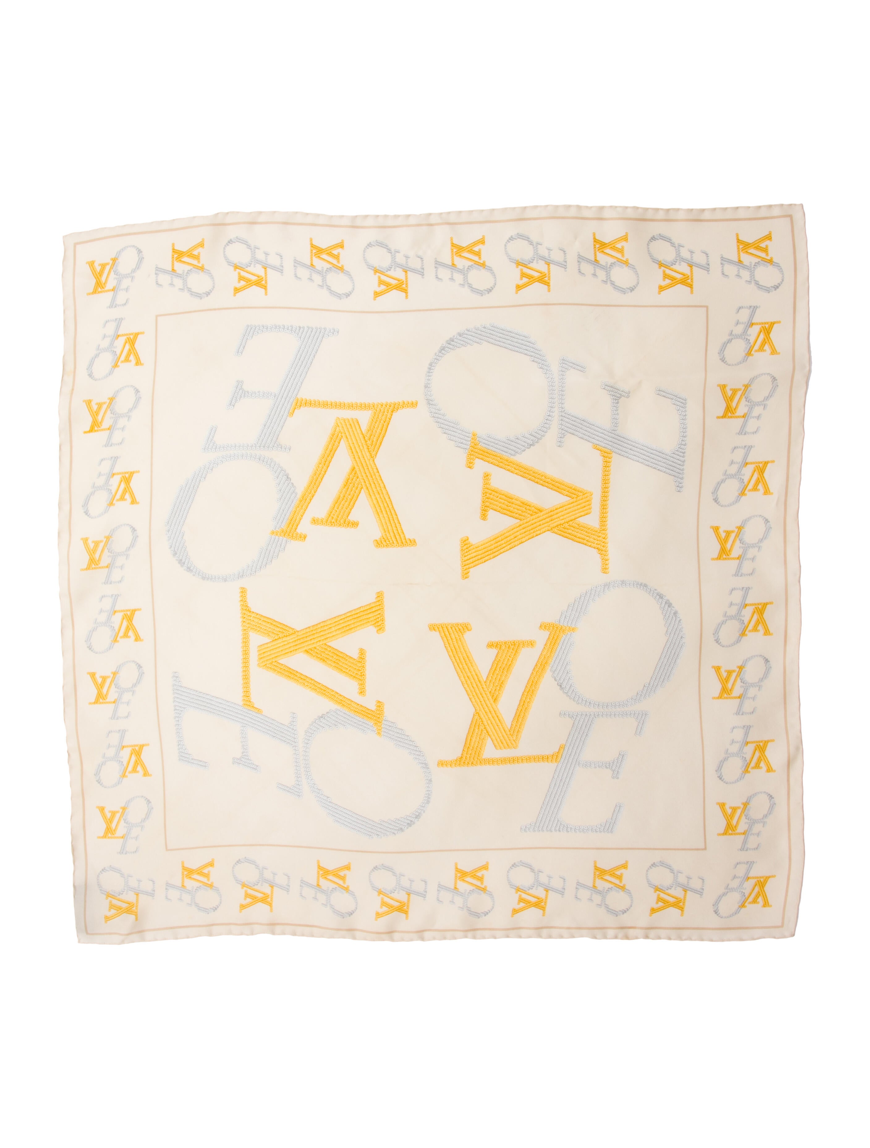 Louis Vuitton That's Love Silk Bandana