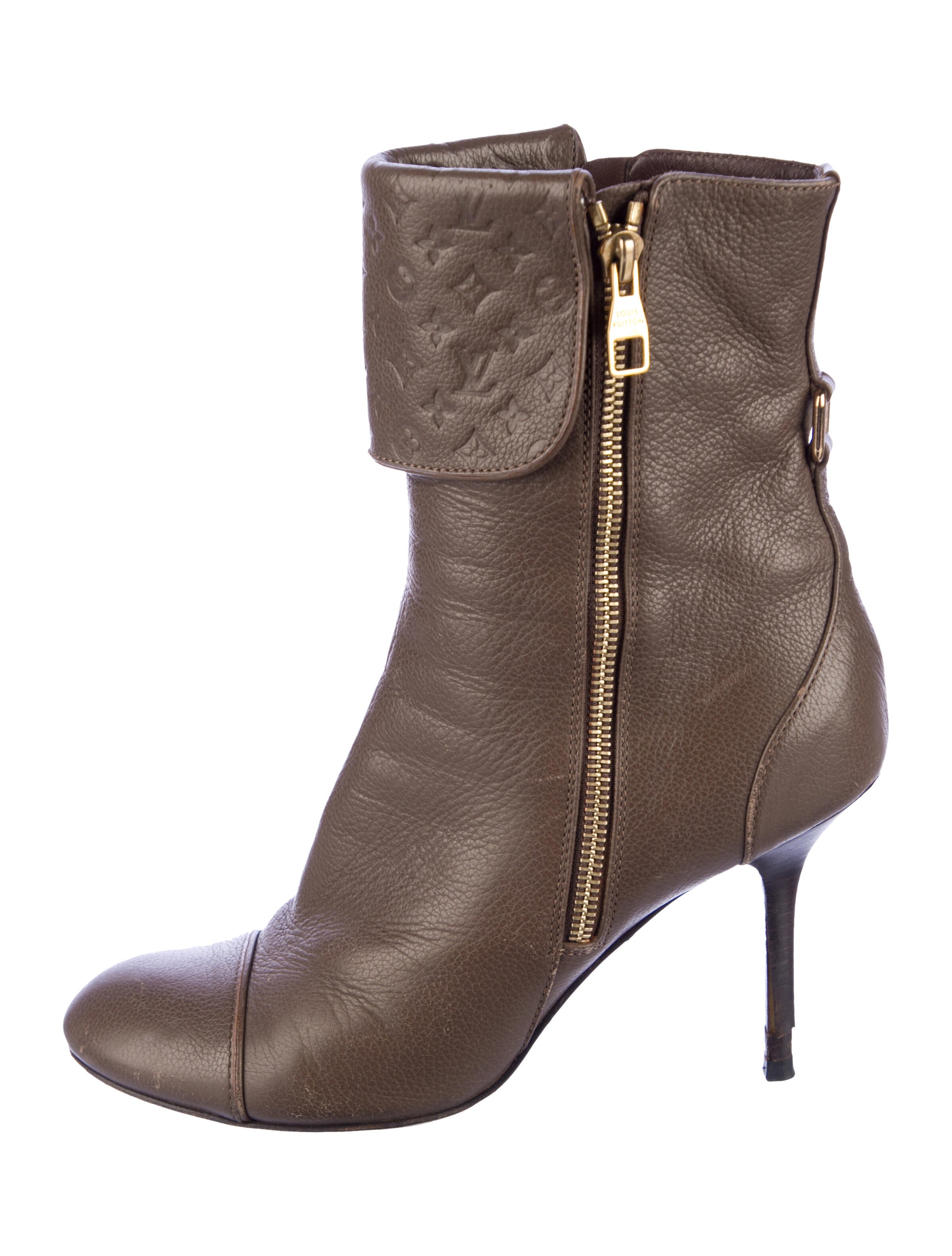 Louis Vuitton LV Monogram Leather Boots