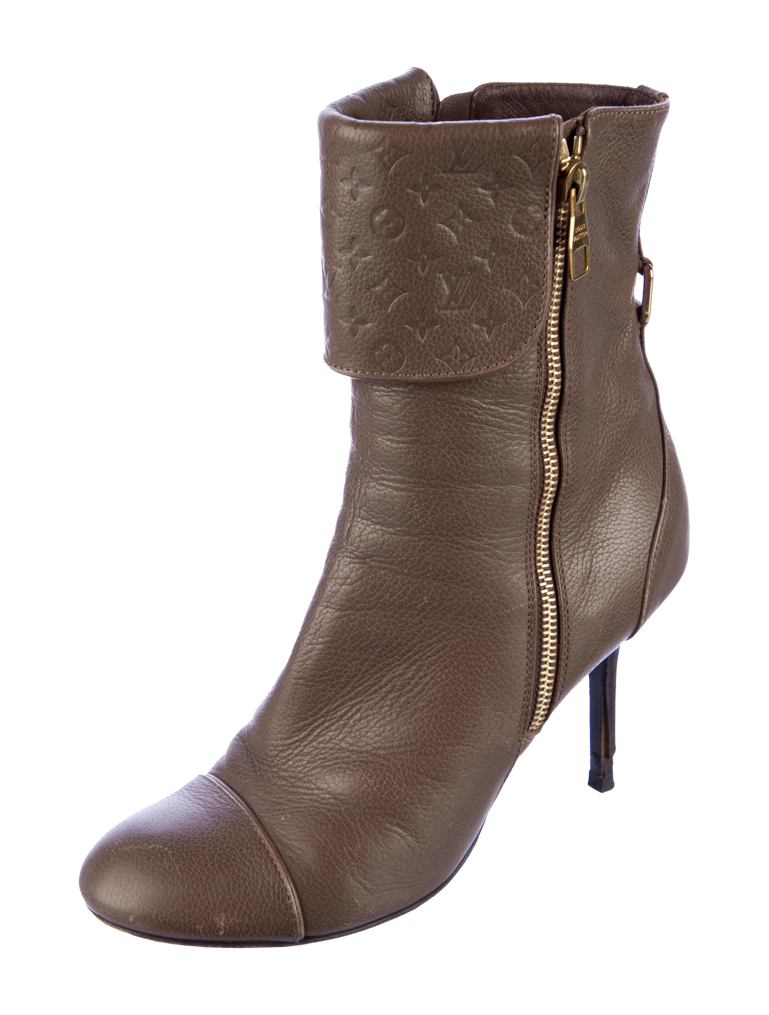 Louis Vuitton LV Monogram Leather Boots