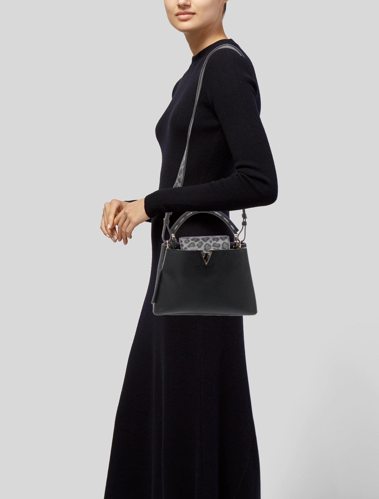 Louis Vuitton Taurillon Wild At Heart Capucines BB