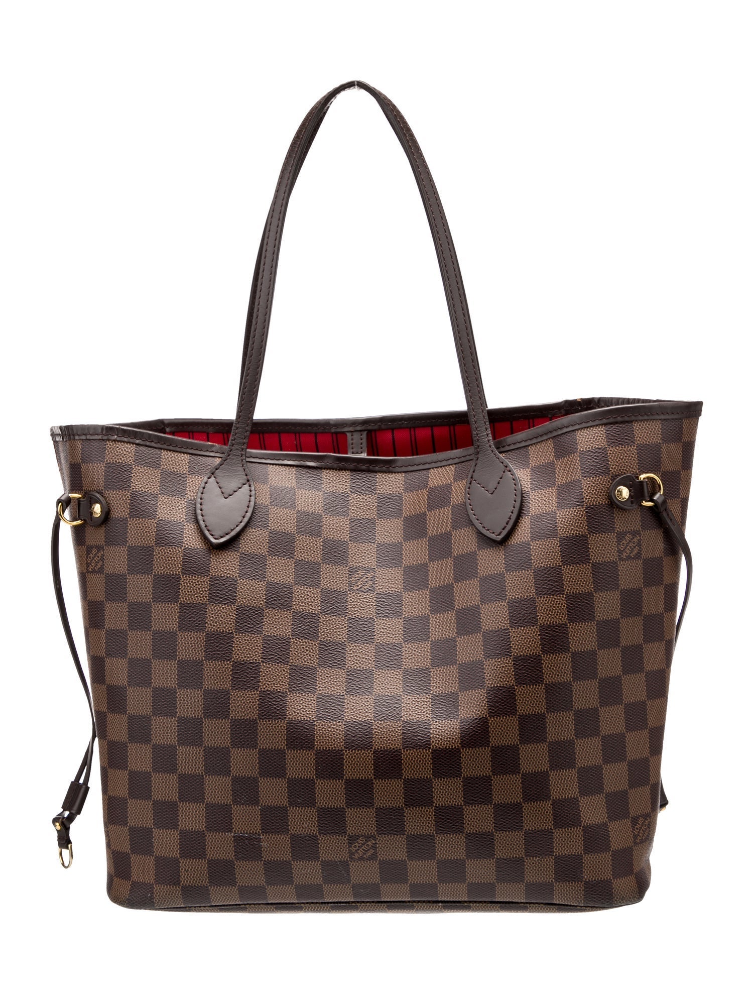 Louis Vuitton Damier Ebene Neverfull w/Pouch MM