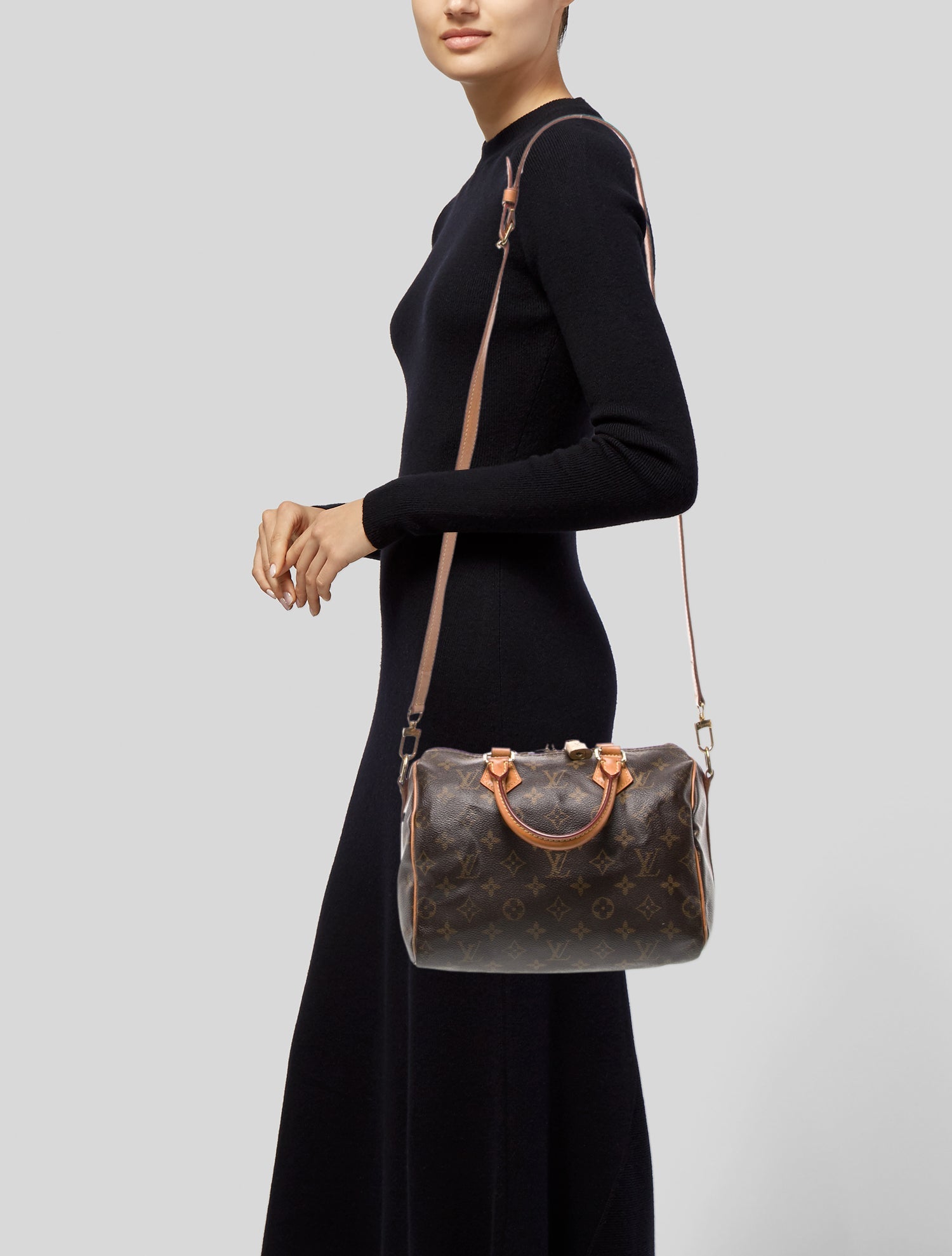 Louis Vuitton LV Monogram Speedy Bandouliere 25