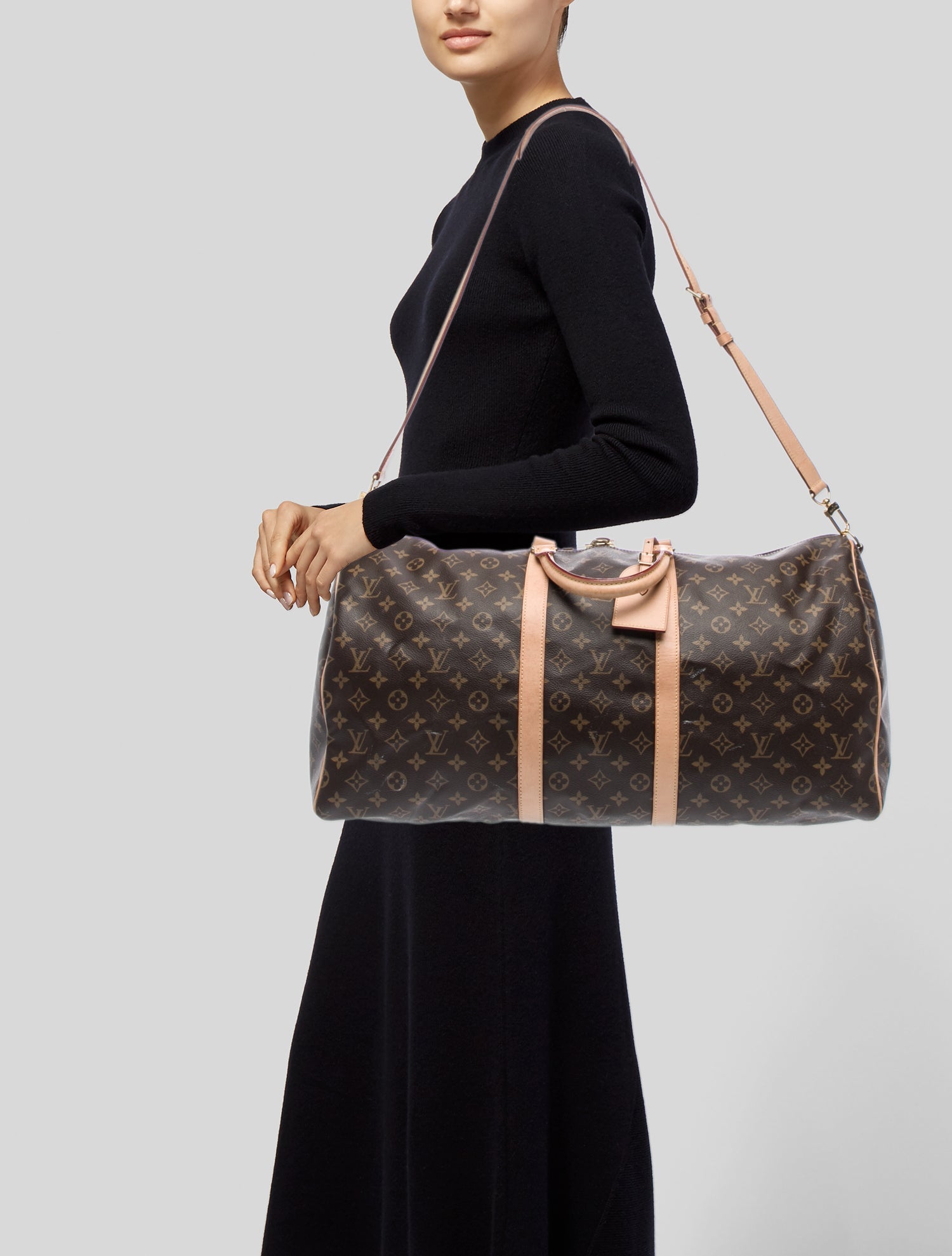 Louis Vuitton LV Monogram Keepall Bandouliere 55